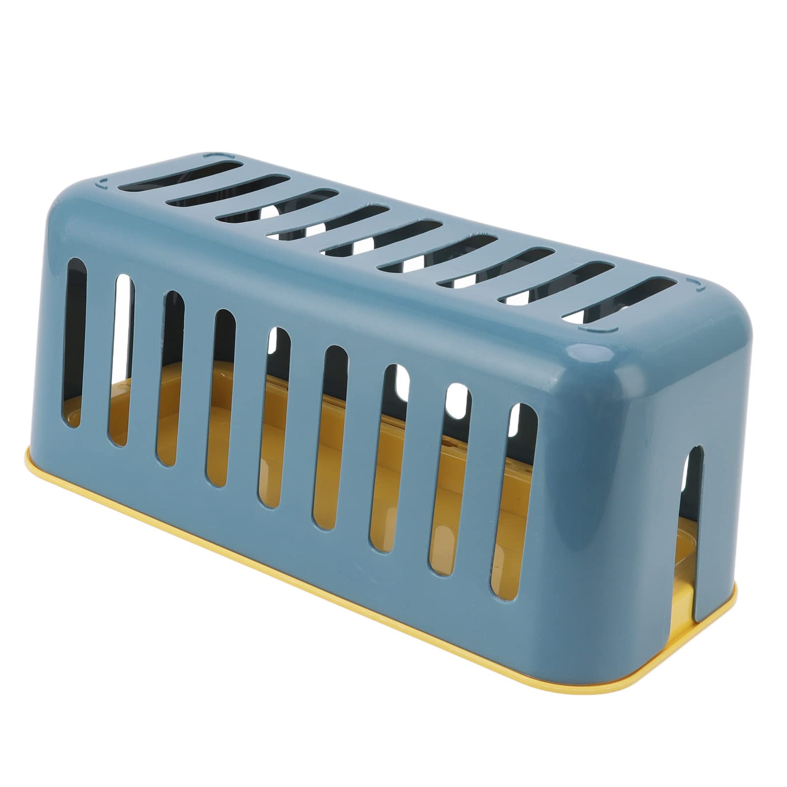 Heavy Duty Plastic Cable Organizer Box - Scratch Resistant Cord Management for Phone, TV, Computer - Perfect for Home Office & Entertainment Center Organization