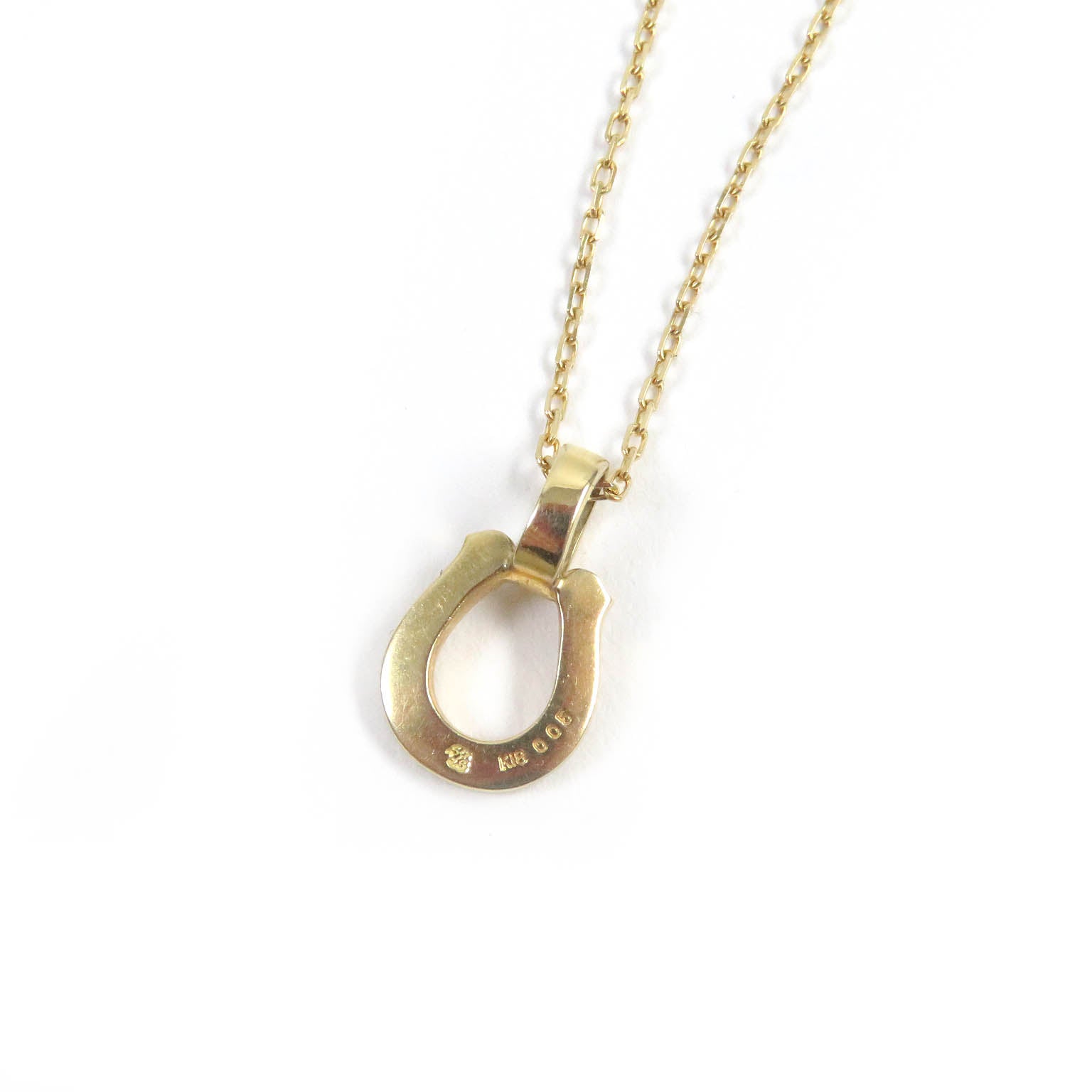 18K Gold Diamond Horseshoe Pendant Necklace for Women - Elegant Horse Shoe Jewelry Gift for Birthday, Anniversary & Special Occasions