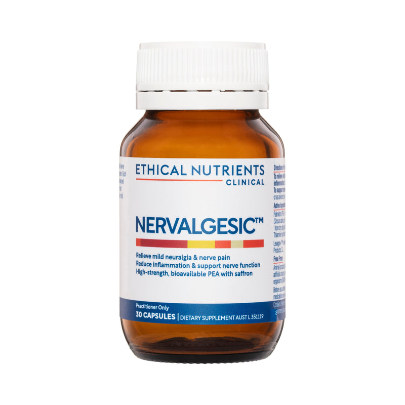 Ethical Nutrients Clinical Nervalgesic - Premium Nerve Support Supplement for Stress & Discomfort Relief | Vegan, Non-GMO | Ideal for Daily Wellness & Active Lifestyles
