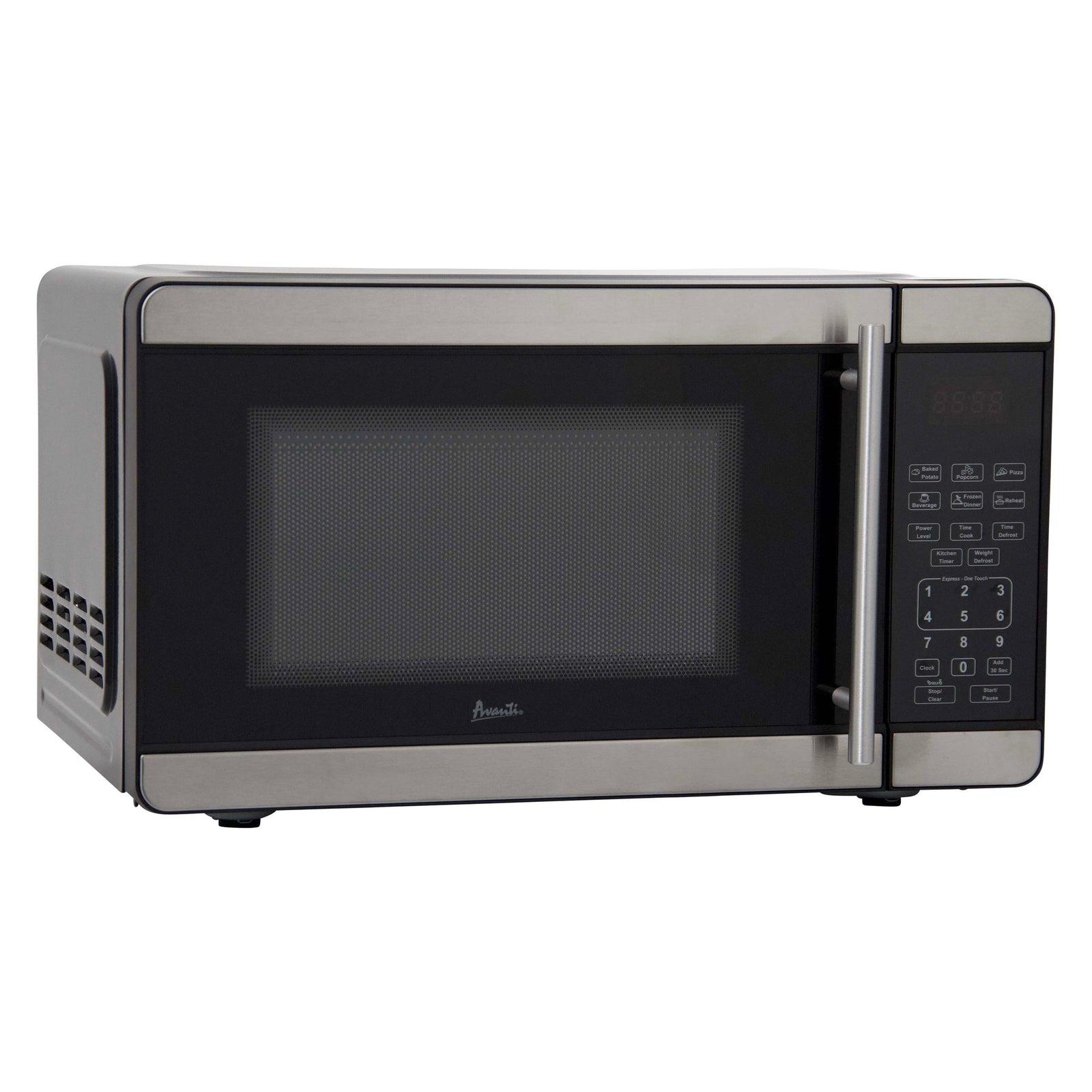 Avanti MT7V3S 0.7 Cu. Ft. Compact Countertop Microwave Oven - Perfect for Small Kitchens, Dorms & Office Spaces
