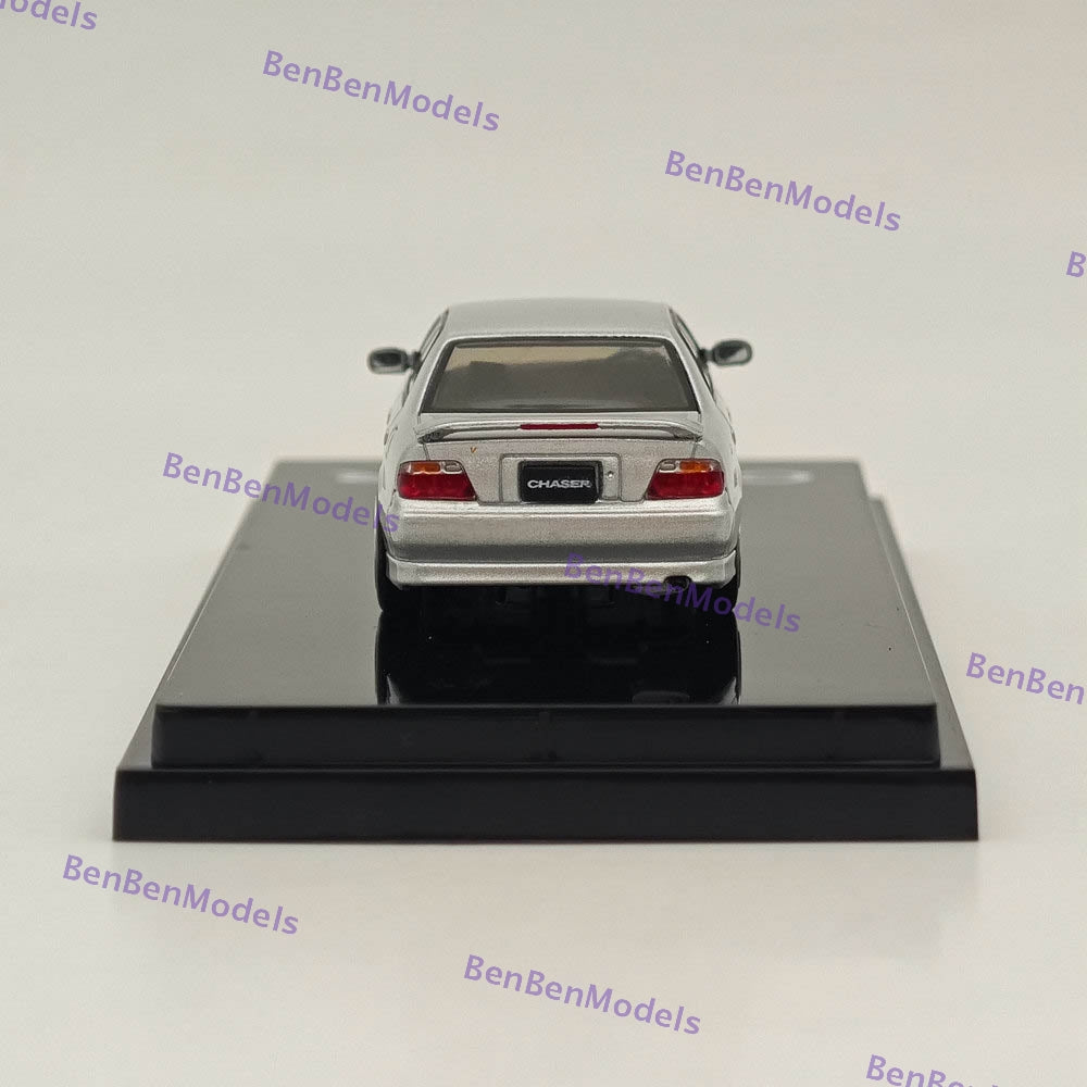1/64 Scale Toyota Chaser Tourer V (JZX100) 1998 Model Diecast Car with Mesh Front Grill - Collectible Japanese Hobby Car for Display & Racing Scenes