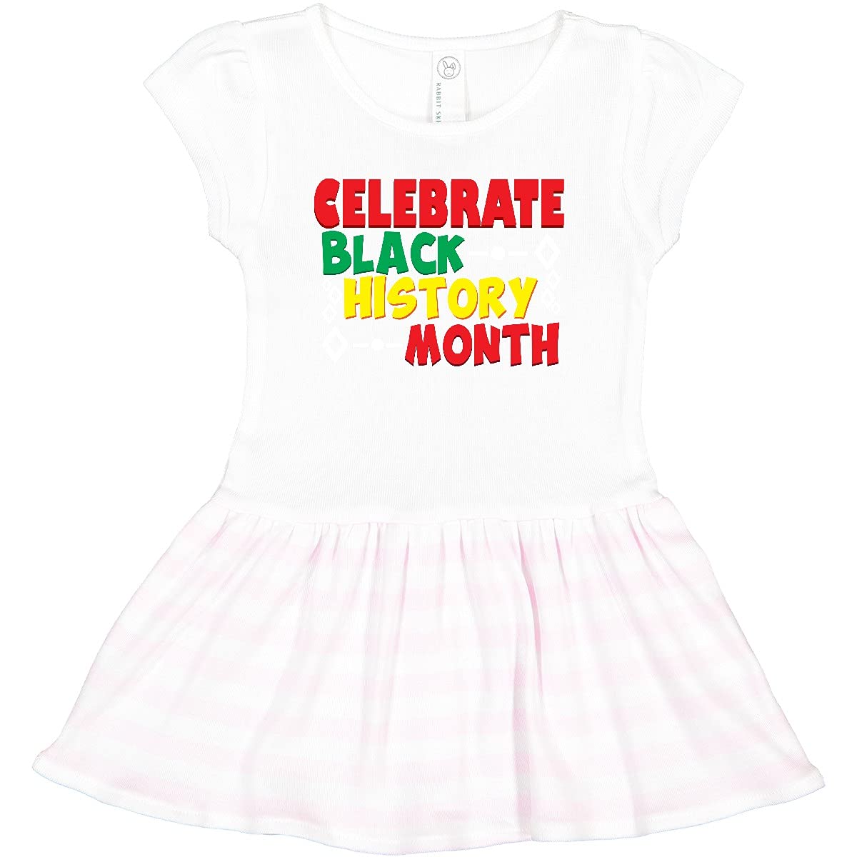 Inktastic Black History Month Celebration Toddler Dress - Cute & Comfortable African American Heritage Outfit for Girls - Perfect for School Events, Family Gatherings & Cultural Celebrations