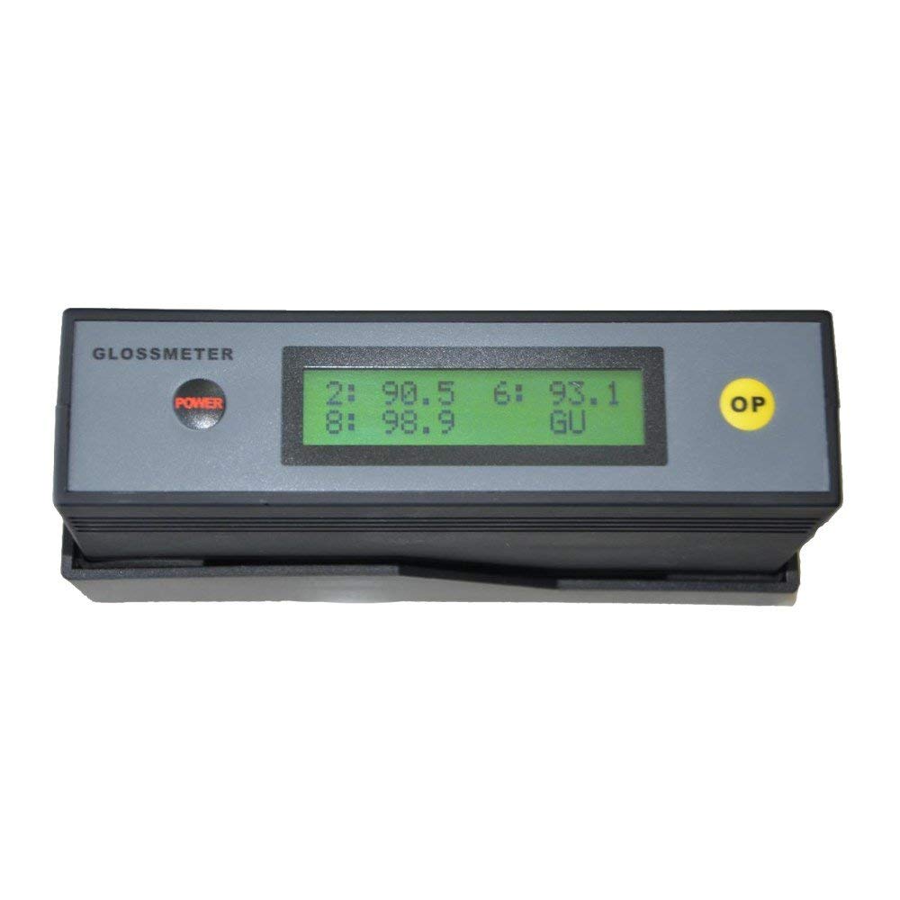 ETB-0833 Professional Gloss Meter Tester with Self-Calibration - Measures 20˚, 60˚, 85˚ Angles (0-200G Range) - Paint, Automotive, Plastic & Metal Surface Gloss Measurement - Ideal for Quality Control in Manufacturing & Laboratories
