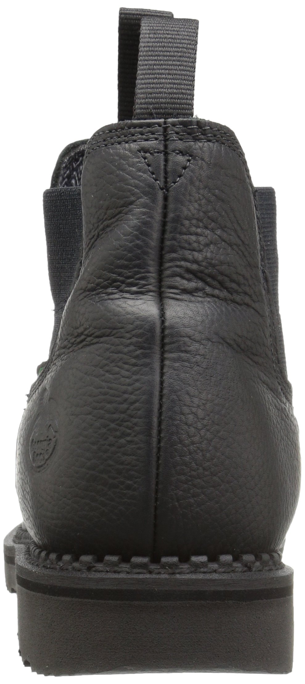 Georgia Unisex Mid Calf Boots GB00084 - Waterproof Black Leather Ankle Boots for Men & Women | Perfect for Hiking, Work & Winter Fashion