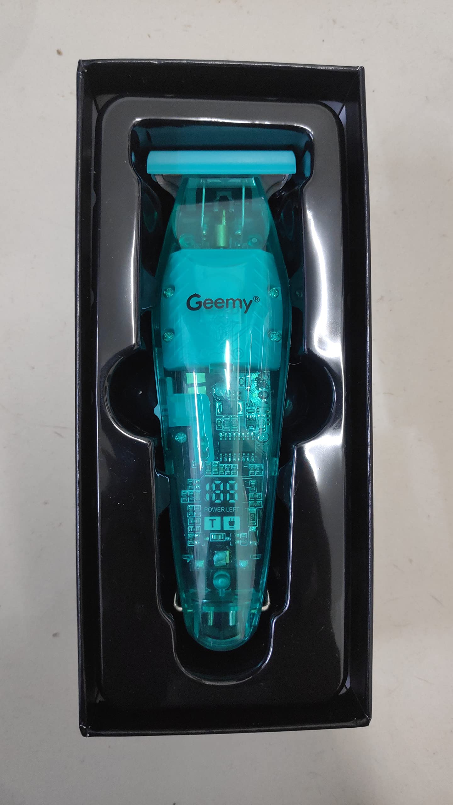 Professional Rechargeable Beard Trimmer & Hair Clipper for Men - Cordless & Corded Use, Precision Design for Perfect Shave & Haircut (Sky Blue) - Ideal for Home Grooming, Travel & Salon Use