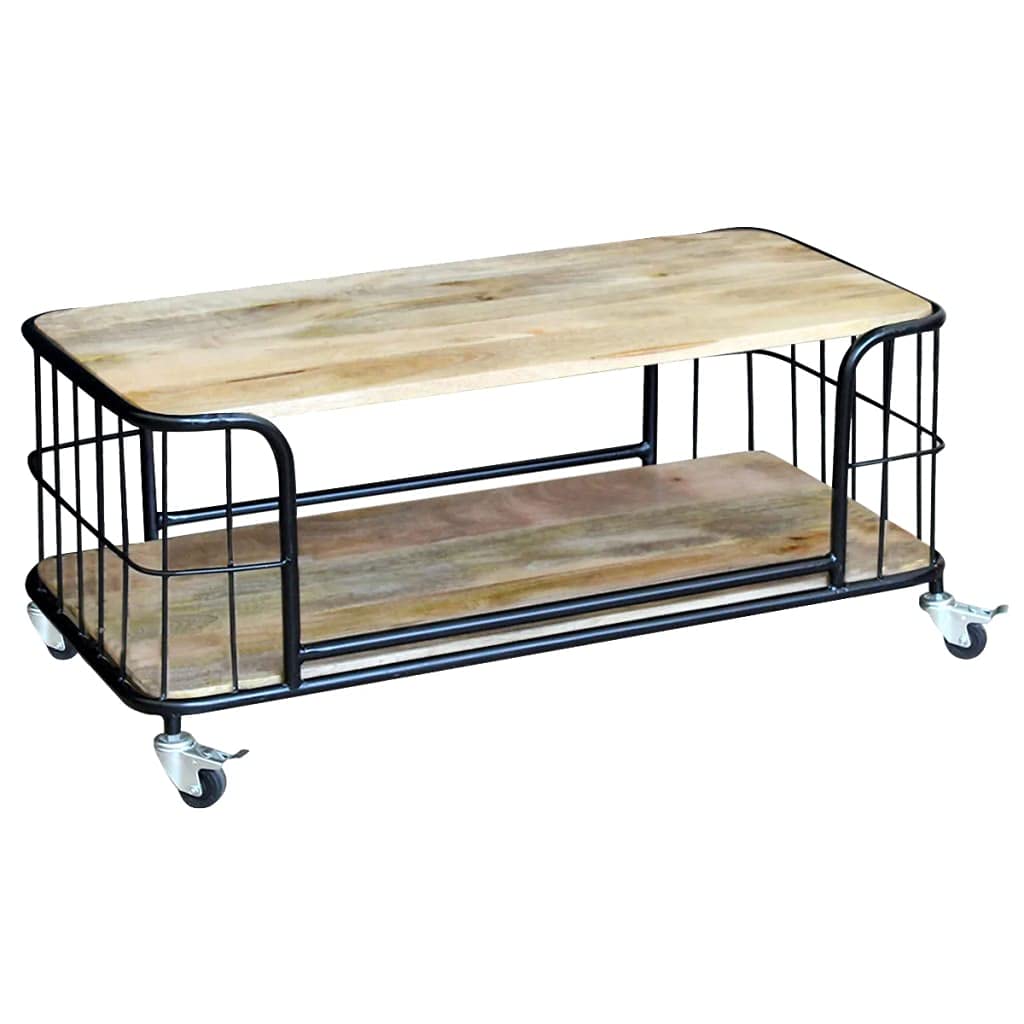 Solid Mango Wood Coffee Table 39.4