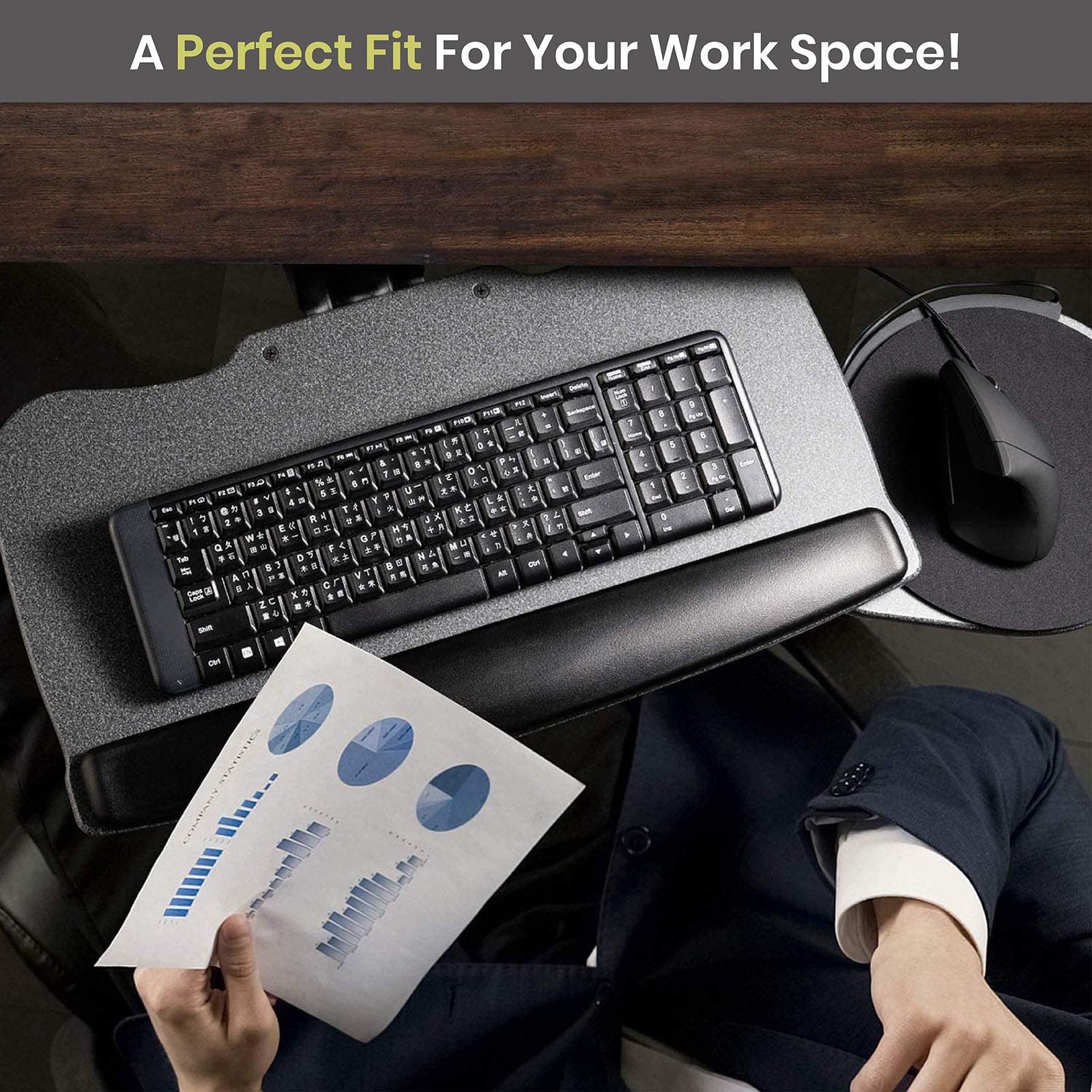 Under Desk Keyboard Tray - 20