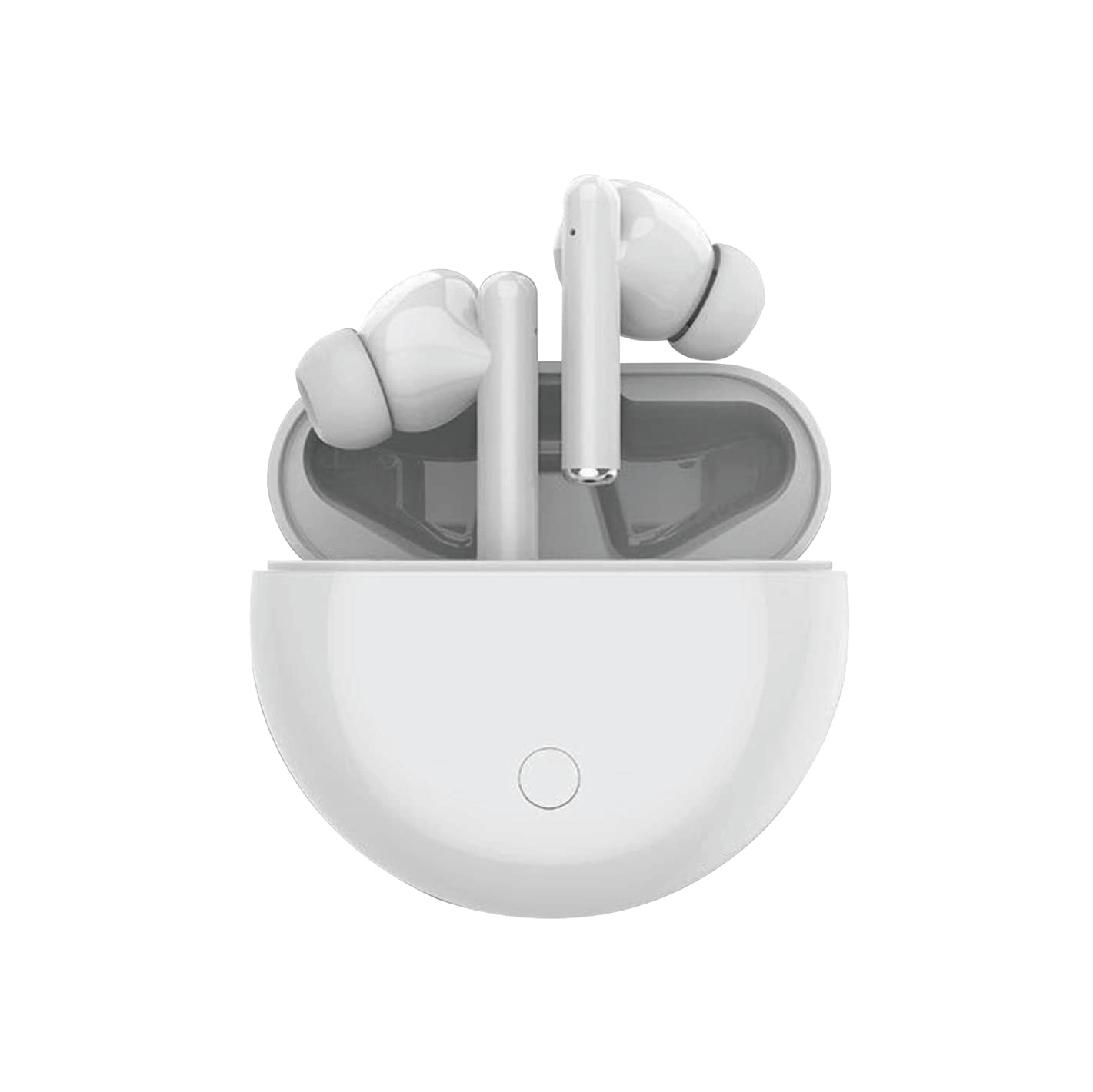 TDXTITECSSION Wireless Earbuds Bluetooth 5.0 with Charging Case, in-Ear Headphones with Built-in Mic & Touch Control for iPhone Android - White | Perfect for Gym, Running, Workout & Commuting