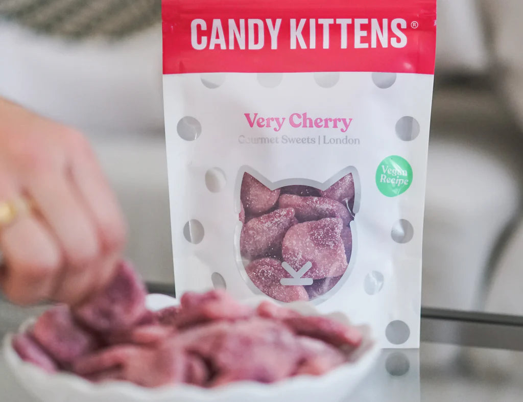 Candy Kittens Vegan Gummy Sweets - 10 Pack (140g Each) | Plant-Based, Gluten-Free Candy for Kids & Adults | Perfect for Parties, Gifts & Healthy Snacking
