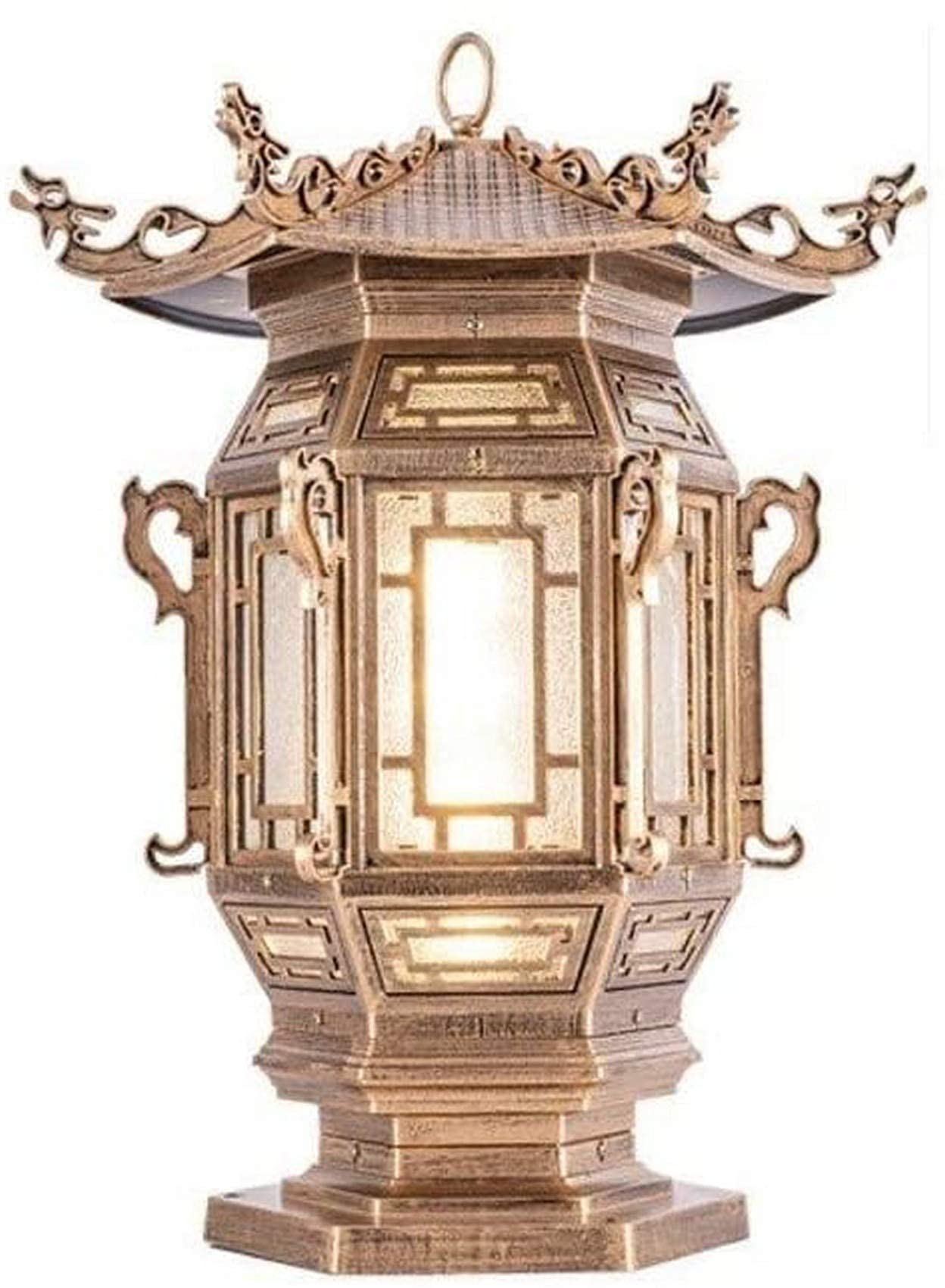 Waterproof Outdoor LED Column Light for Front Door, Garden, Patio, and Fence - Modern Villa Wall Lamp with Pillar Headlight for Landscape Lighting and Household Use