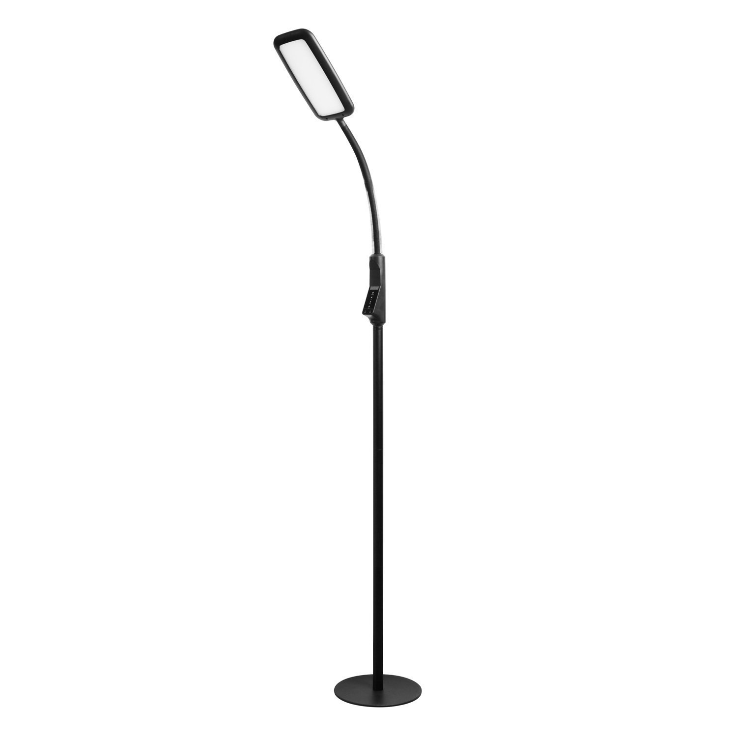 Tenergy 2-in-1 LED Floor & Desk Lamp - Dimmable 2000 Lumens Task Light with 60-Min Timer, Flexible Gooseneck & Touch Control - Perfect for Reading, Crafting, Home Office & Nightstand Lighting