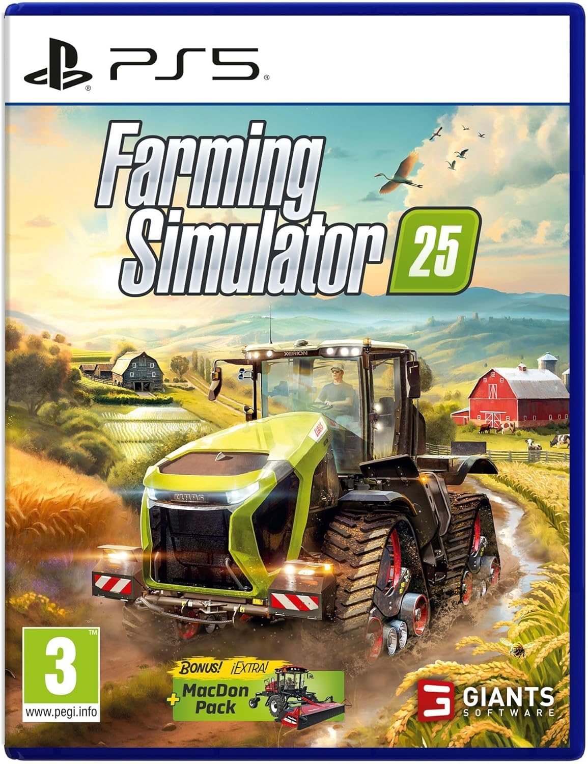 Farming Simulator 25 - PlayStation 5 Game - UK PAL Version - Realistic Farming Experience for Simulation Game Lovers