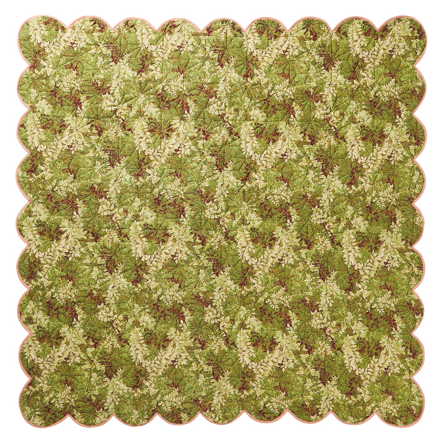 Alka Scalloped Coverlet - Luxurious Bedspread for Queen & King Size Beds - Perfect for Master Bedrooms, Guest Rooms & Hotel Decor