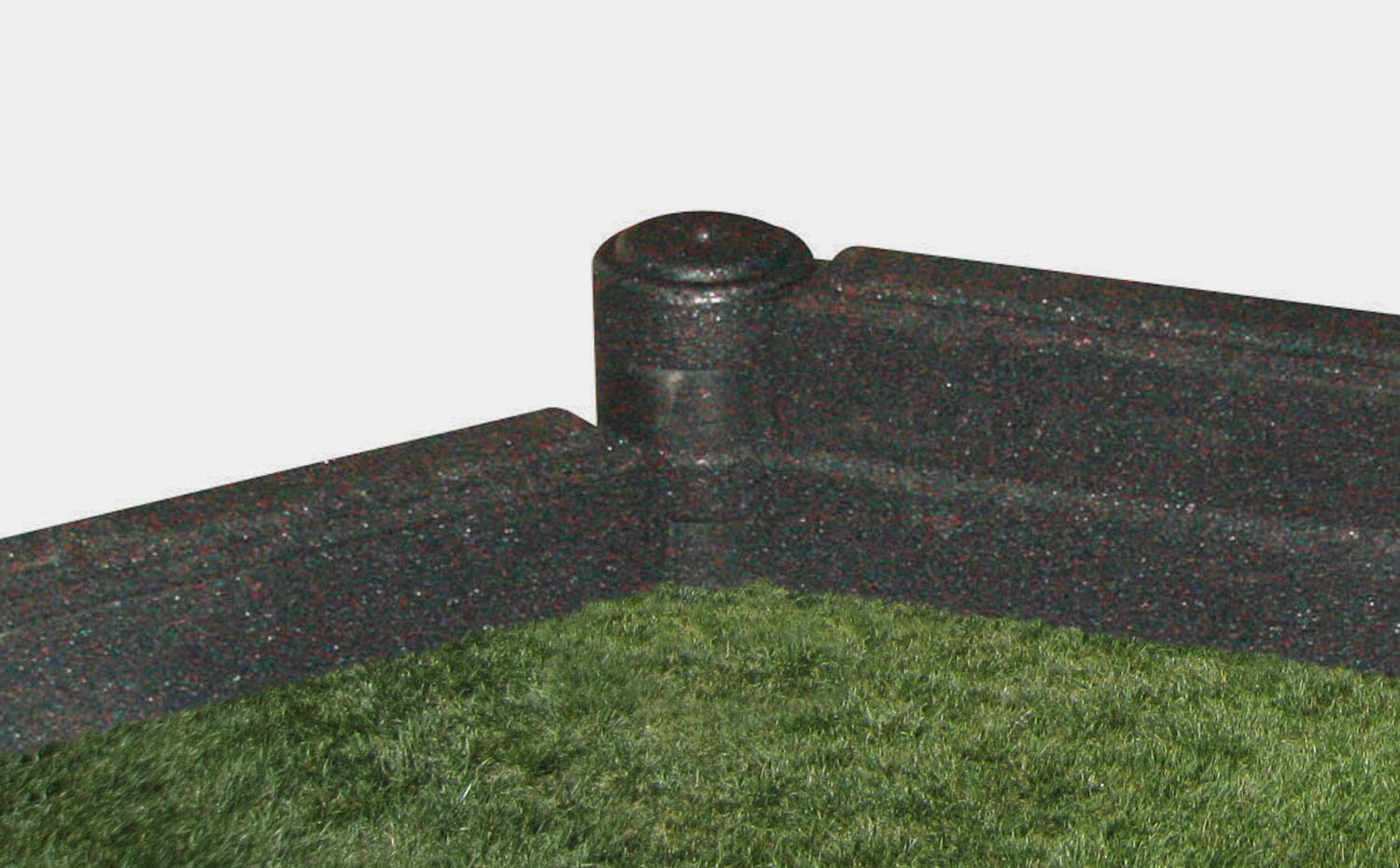 4 Foot Rubber Landscape Edging Border - Pack of 4 - Heavy Duty Black Garden Edging for Landscaping, Playgrounds & Outdoor Projects - Perfect for Yard Borders, Flower Beds & Play Areas
