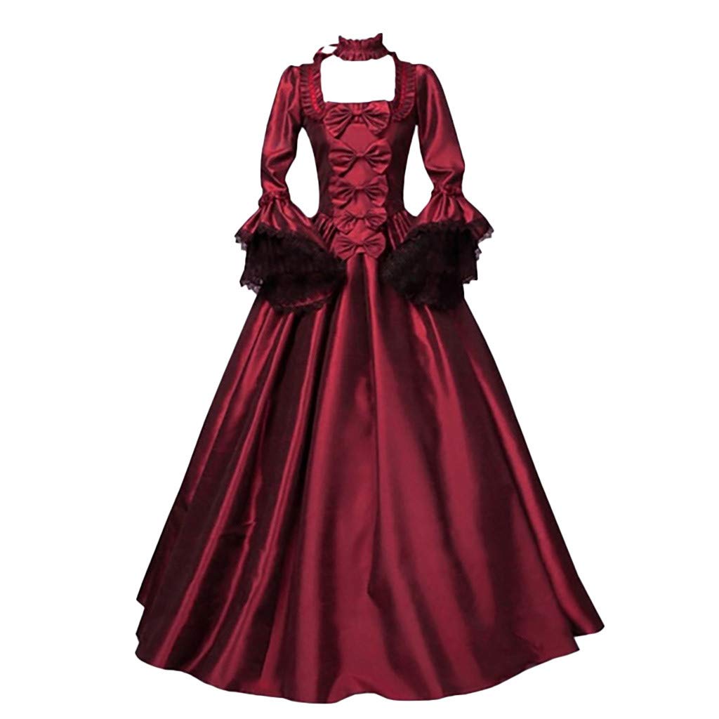 Vintage Gothic Long Sleeve Hooded Maxi Dress for Women - Plus Size Elegant Retro Evening Gown | Perfect for Halloween, Cosplay, Gothic Parties & Formal Occasions