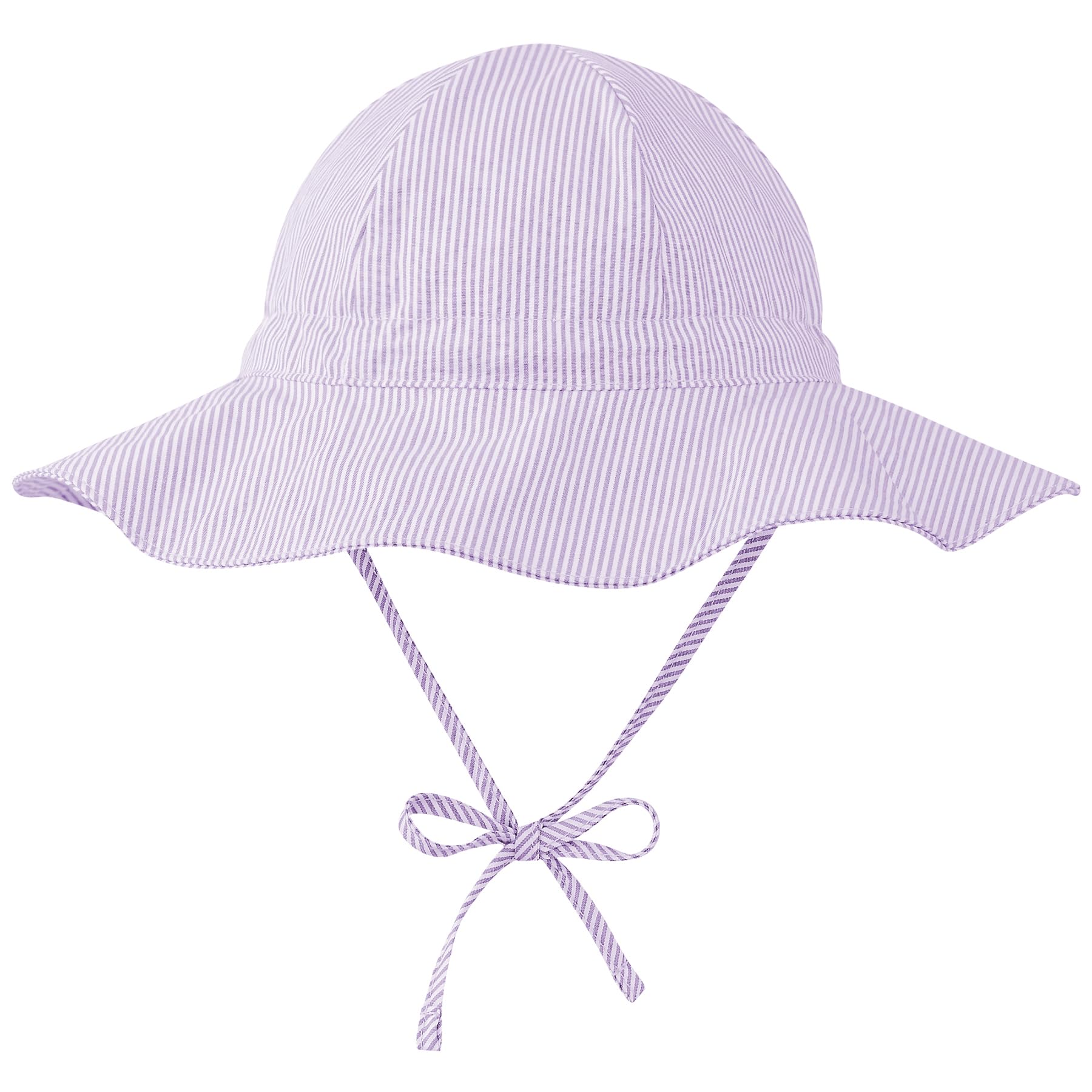Zando UPF 50+ Baby Sun Hat - Toddler Sun Protection Bucket Hats for Boys & Girls 0-4T, Infant Wide Brim Beach Hat for Outdoor Play, Swimming & Summer Activities