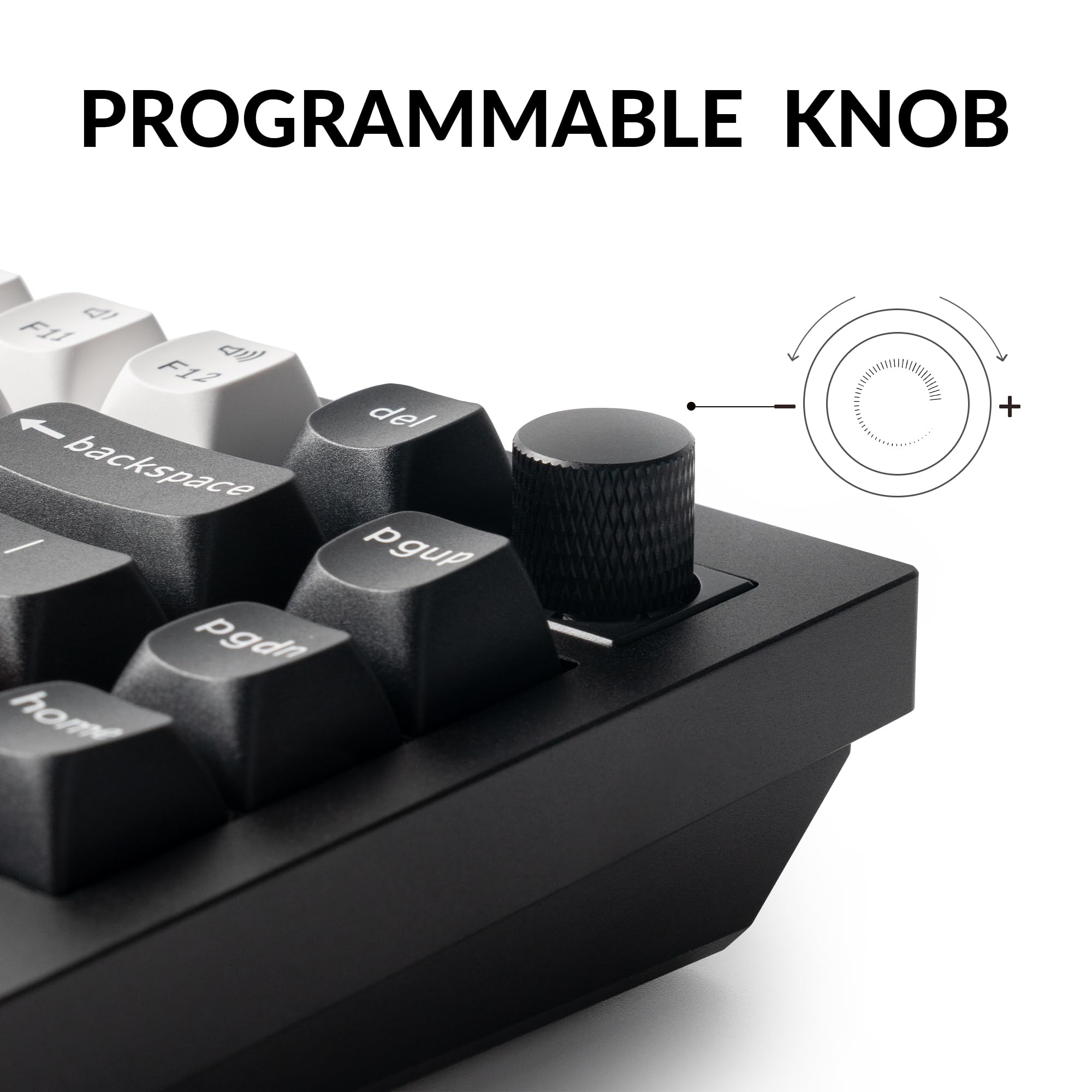 Keychron Q1 HE Wireless Custom Mechanical Keyboard with Hall Effect Gateron Double-Rail Magnetic Switch - Rapid Trigger, QMK/VIA, 2.4GHz & Bluetooth, RGB Backlit - Hot-Swappable for Mac/Windows/Linux - Perfect for Gaming, Typing & Programming