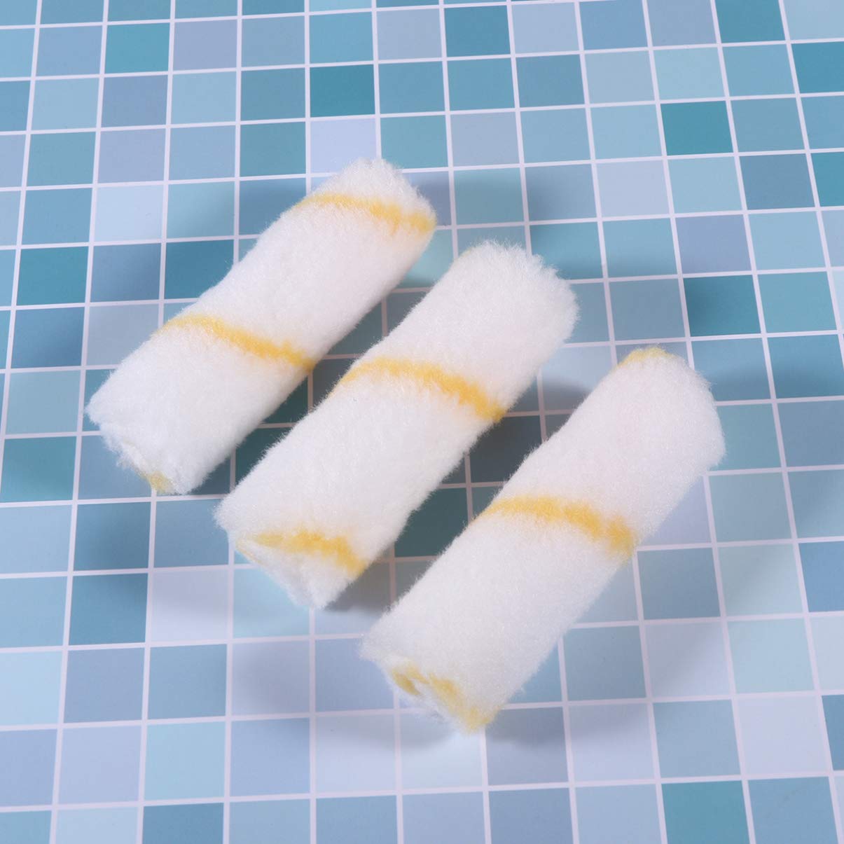 30-Pack 4 Inch Mini Cotton Paint Rollers - Small Paint Roller Set for Smooth Wall Painting, DIY Home Projects, and Craft Work