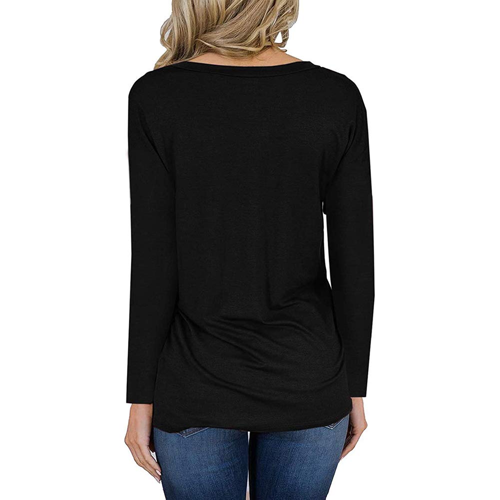 Funny Christmas Graphic Tee for Women - Cute Leopard Plaid Tree Long Sleeve Crewneck T-Shirt | Holiday Party Outfit, Ugly Sweater Contest, Family Photos & Festive Gift