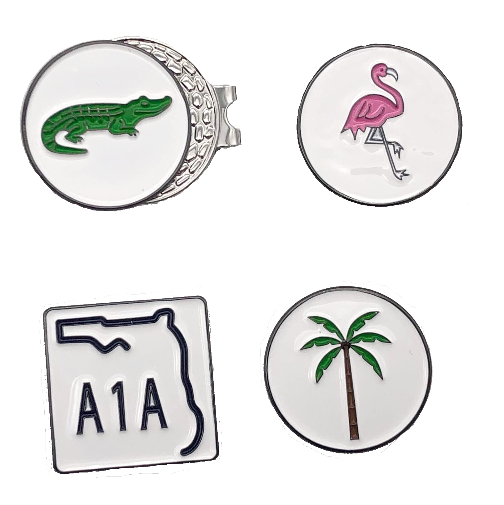 Premium Golf Ball Markers - State Collection for Accurate Putting Alignment | Perfect for Golf Tournaments, Practice & Course Play
