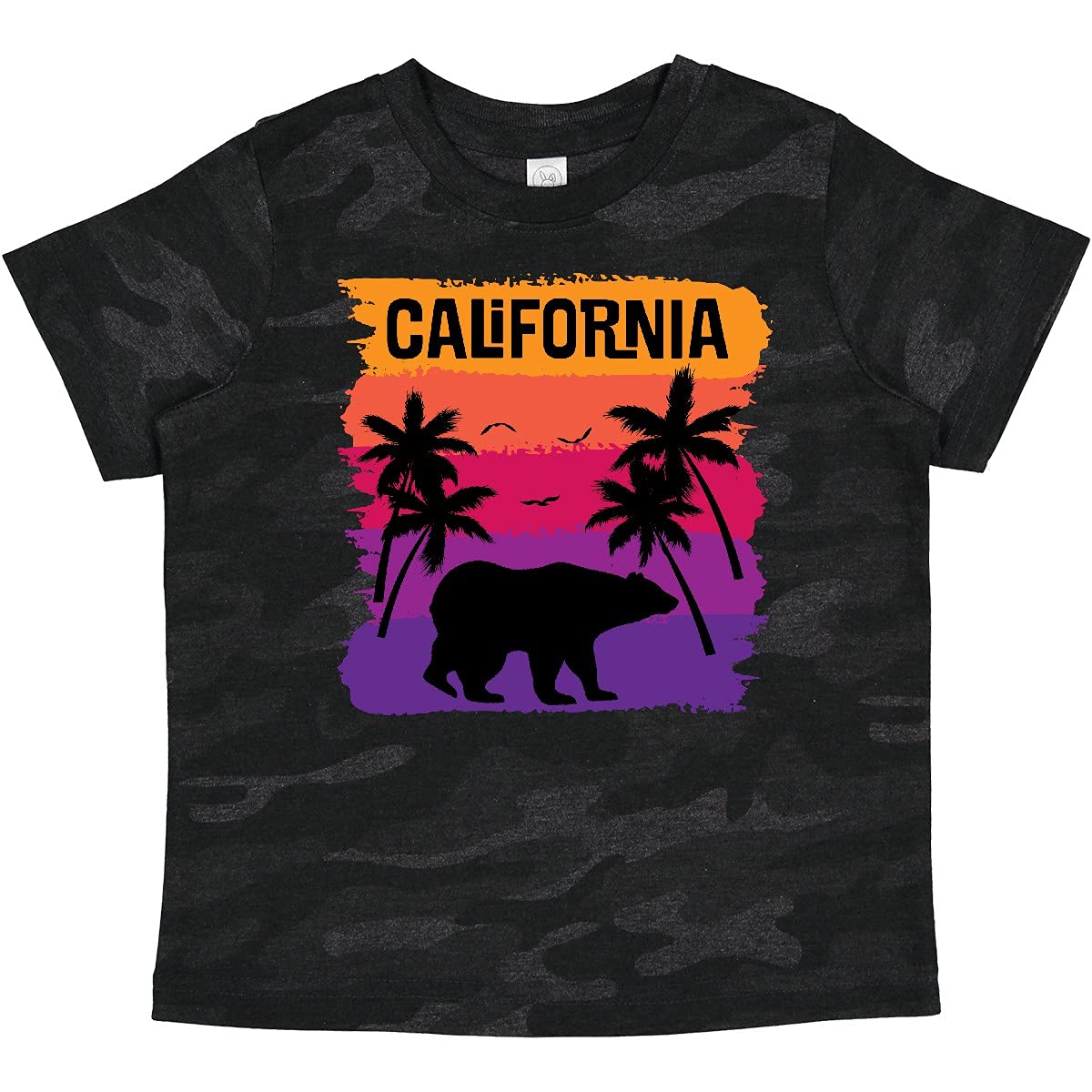 Inktastic California Sunset Vacation Beach Baby T-Shirt - Cute Graphic Tee for Infants & Toddlers - Soft Cotton Casual Outfit for Beach Trips, Family Vacations & Summer Adventures