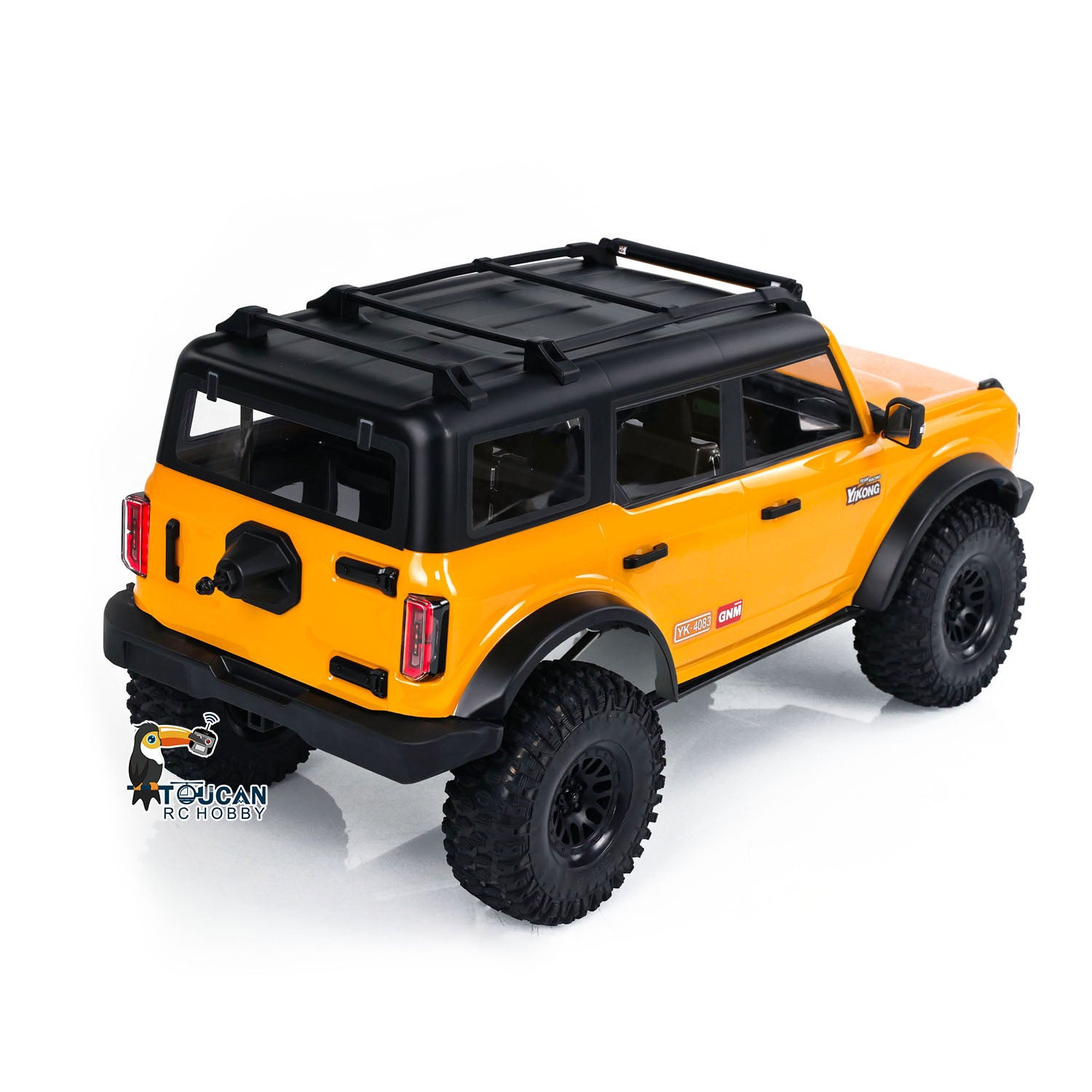 YK4083 V3 1/8 Scale 4WD RC Rock Crawler Off-Road Truck with Servo Motor & ESC - Remote Control Hobby Car for Trail Climbing and Outdoor Adventure