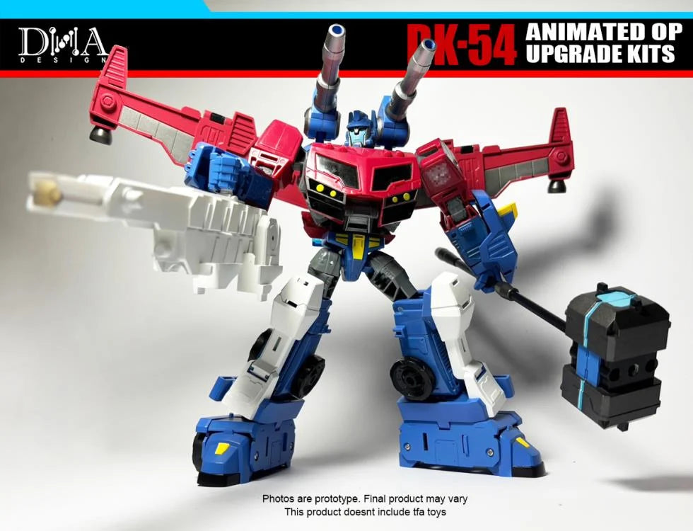 DNA Design DK 54 Upgrade Kit for Transformers Animated Optimus Prime - Enhance Your Collectible Figure with Premium Accessories for Display & Customization