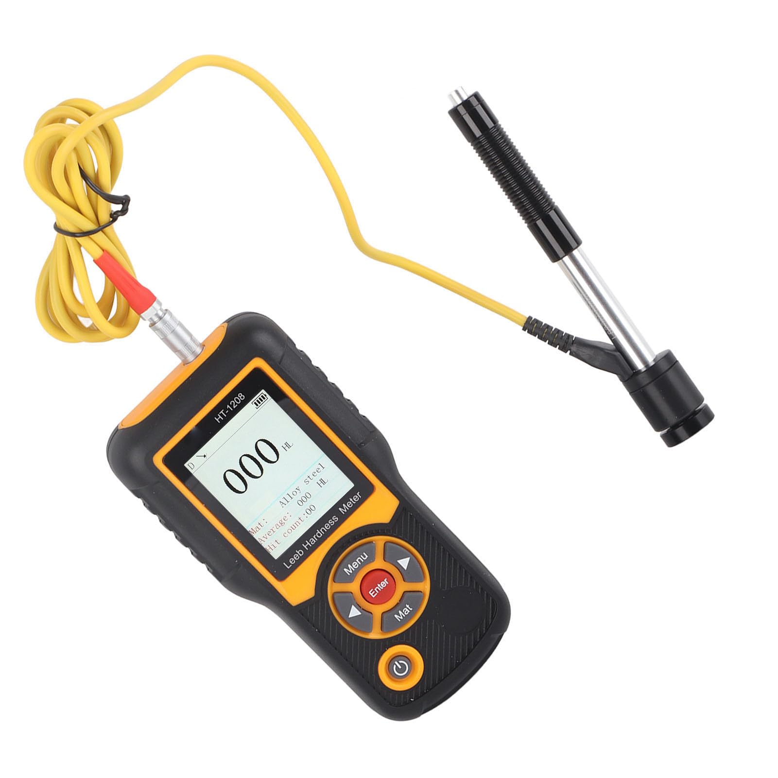 High Accuracy Digital Hardness Tester - ABS Durometer Scale (HT-1208) | Portable Material Hardness Meter for Rubber, Plastic & Metal Testing | Industrial & Laboratory Use