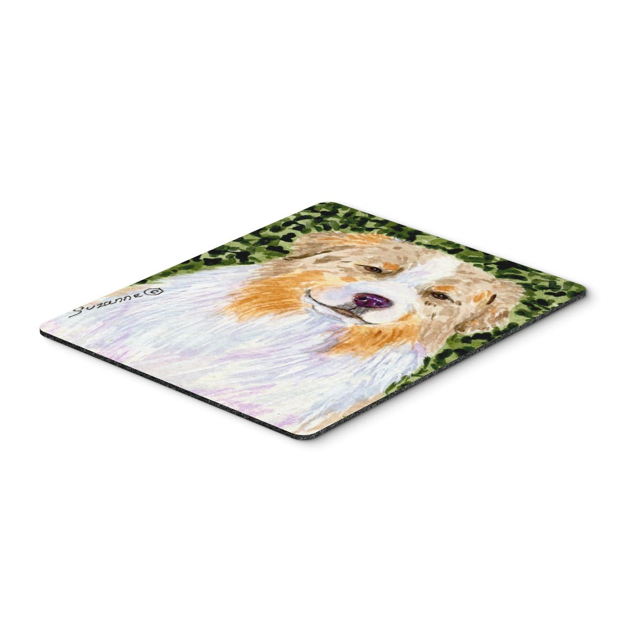 Australian Shepherd Mouse Pad & Trivet - Large Washable Non-Slip Desk Mat for Home Office, Gaming, Computers & Laptops | Perfect Workstation Accessory for Dog Lovers