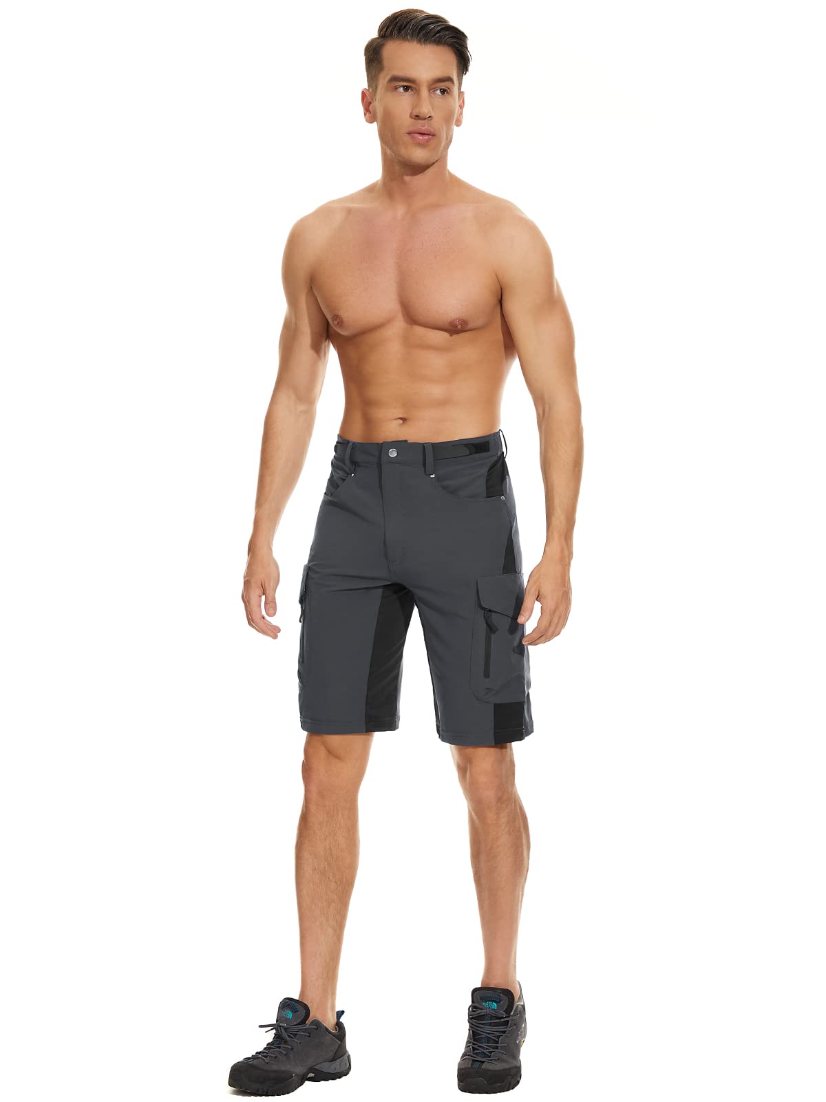 Cycorld Men's Mountain Bike Shorts for Cycling & Hiking - Outdoor Cargo Shorts