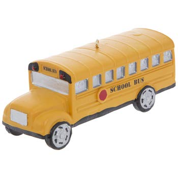School Bus Christmas Ornaments - Festive Tree Decorations for Kids, Teachers & Bus Drivers | Perfect for Holiday Gifts & Classroom Decor