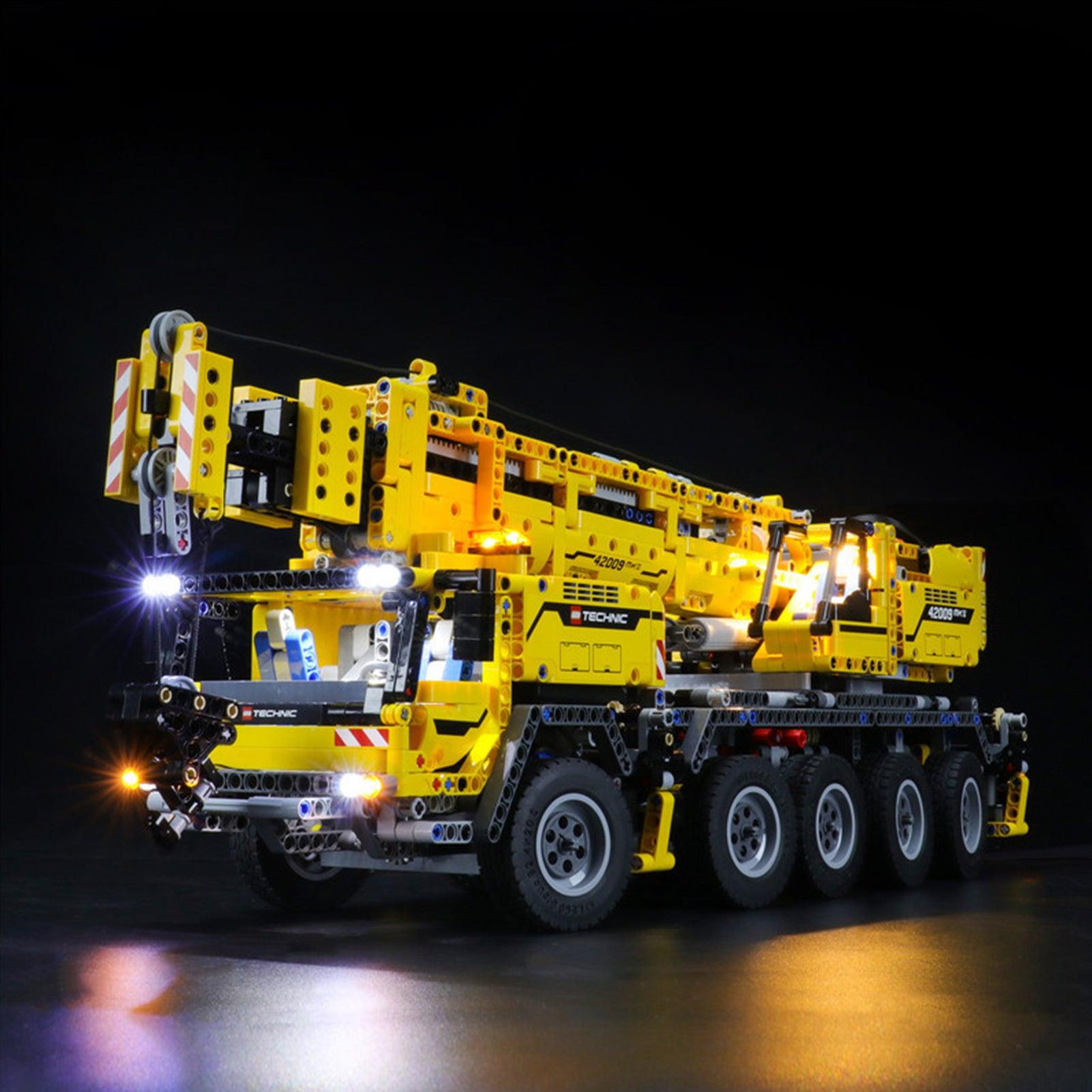 Best Light Kit for Lego Technic Mobile Crane MK II 42009 - LED Lighting Set for Model Building & Night Display