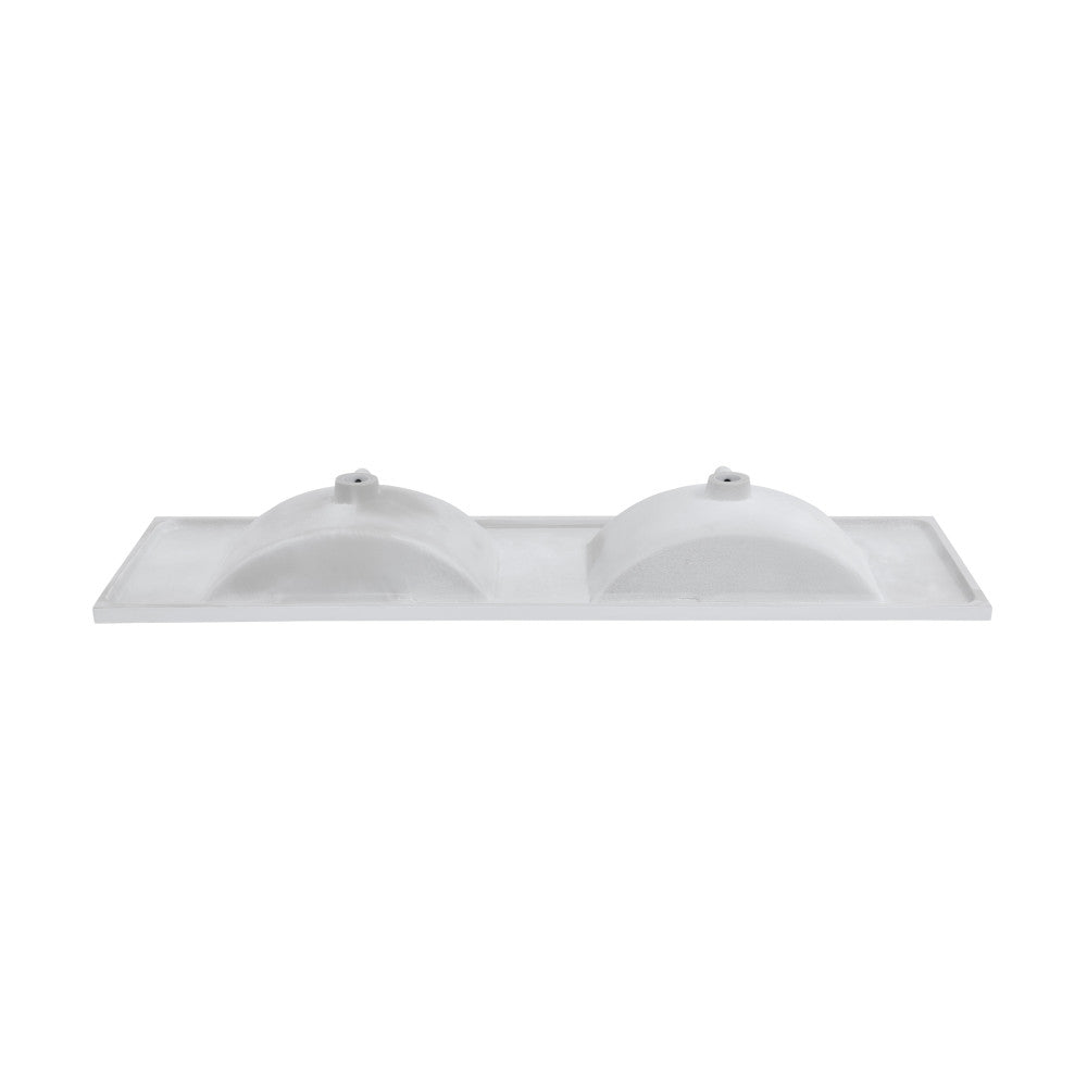 60 Inch White Ceramic Bathroom Vanity Top with 3 Hole Sink - Modern Countertop for Master Bath, Powder Room & Guest Bath Installation