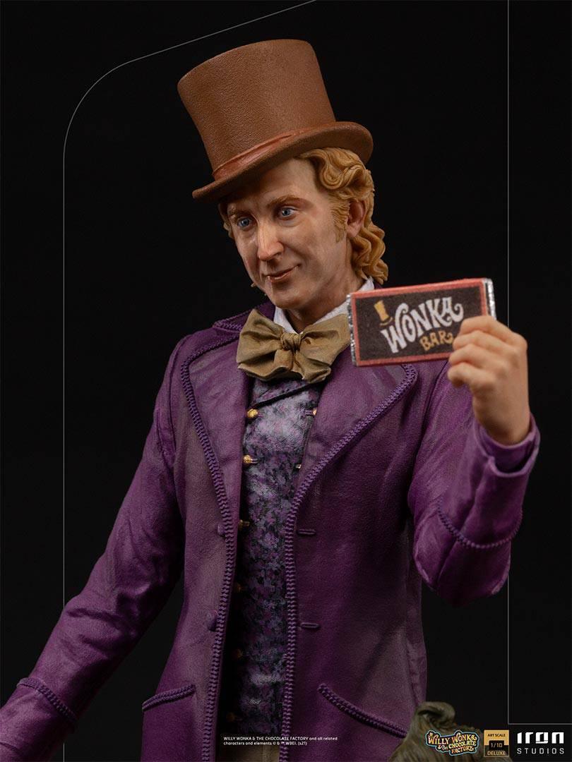 Iron Studios Willy Wonka and the Chocolate Factory Deluxe BDS Art Scale 1/10 Statue - Perfect for Movie Collectors & Home Decor Display
