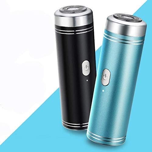 KouRy Men's Electric Shaver - USB Rechargeable Waterproof Beard Trimmer for Men, IPX5 Waterproof, Portable Cordless Shaver for Travel, Home & Gym Use - Perfect Gift for Dad & Husband (Black)