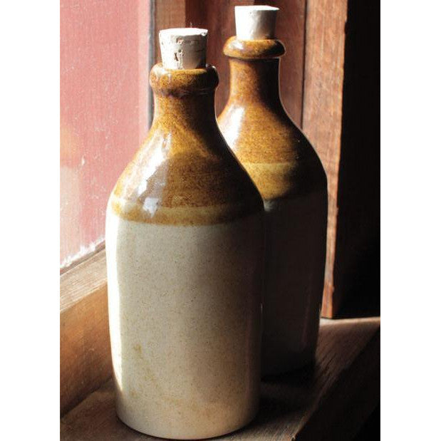 Premium Stoneware Beer Bottles - Durable & Elegant Ceramic Bottles for Homebrewing, Gifting & Party Decor - Perfect for Craft Beer, Cider & Homemade Beverages