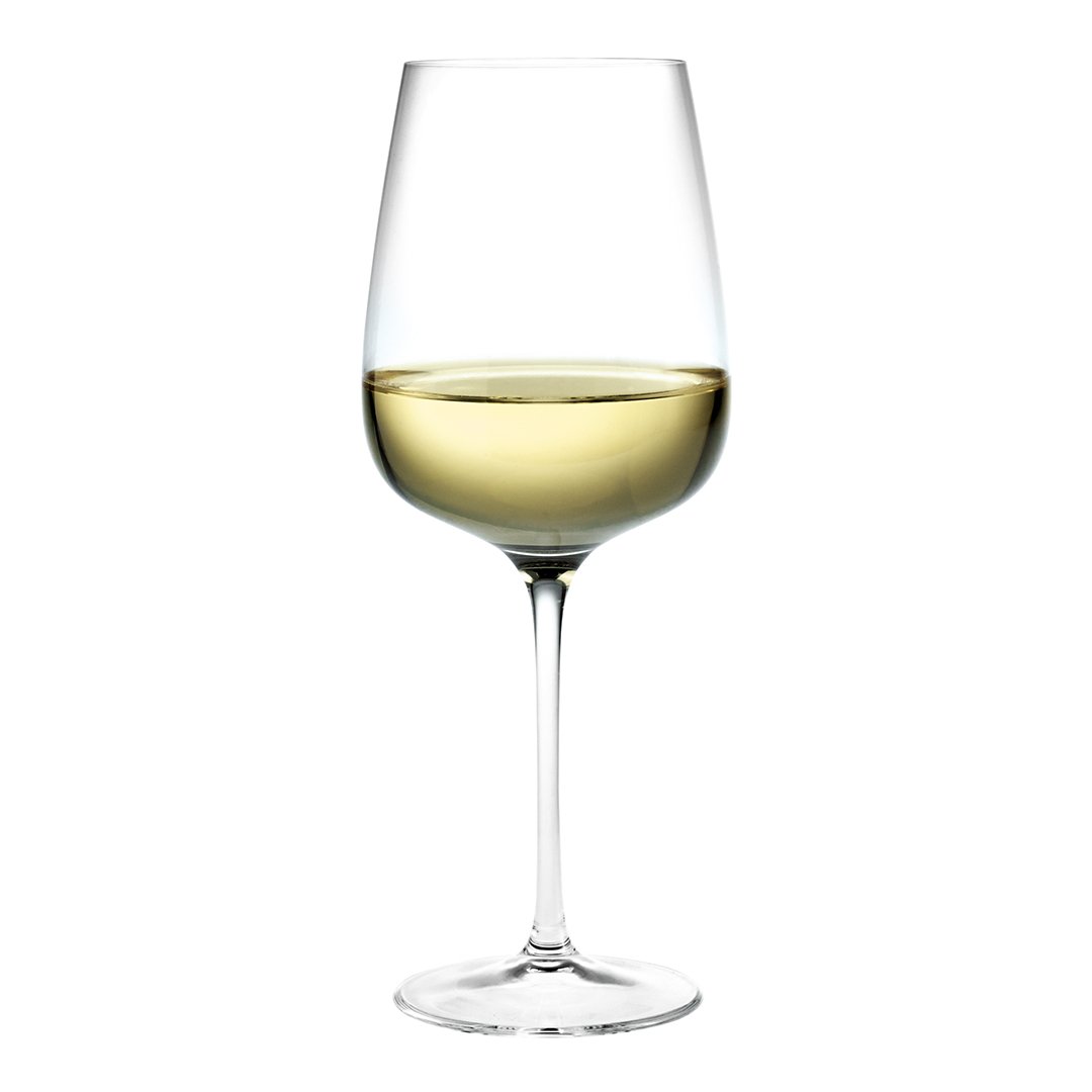 Elegant White Wine Glass Set of 6 - Premium Crystal Clear Stemware for Chardonnay, Sauvignon Blanc & Riesling - Perfect for Dinner Parties, Weddings & Romantic Date Nights
