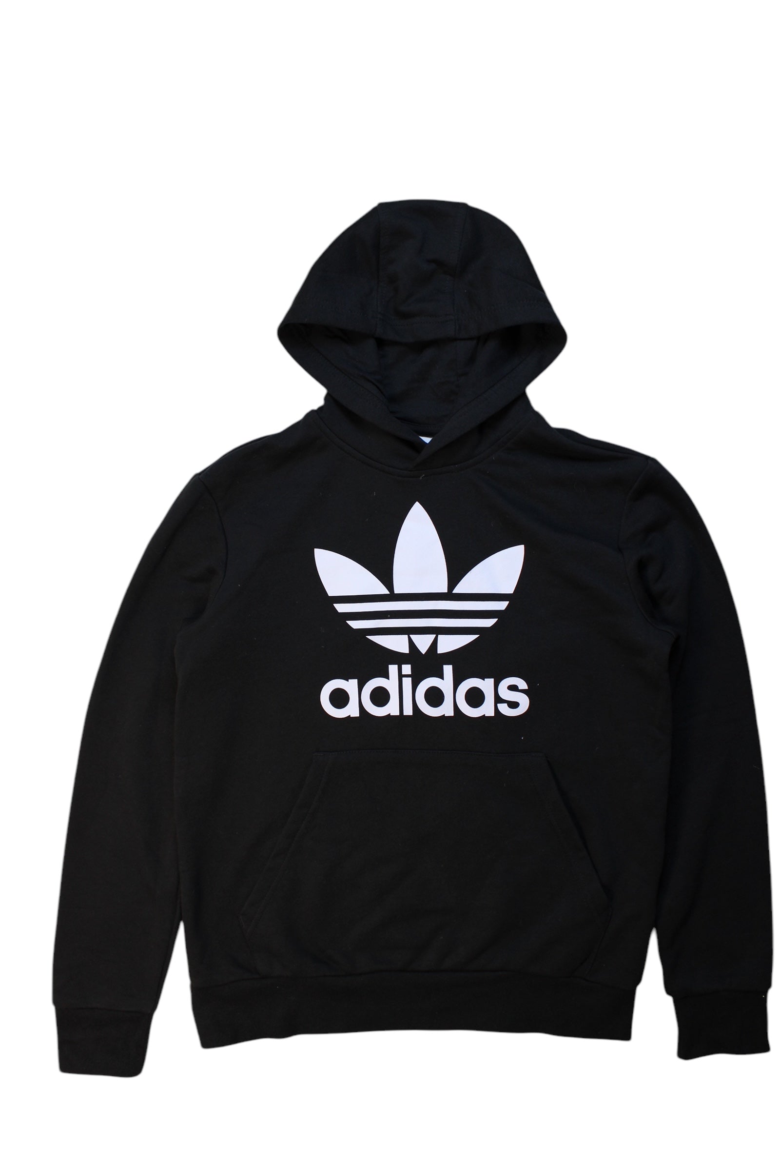 Adidas Trefoil Hoodie for Boys 12-13 Years | Classic Pullover Sweatshirt with Iconic Logo | Perfect for School, Sports & Casual Wear