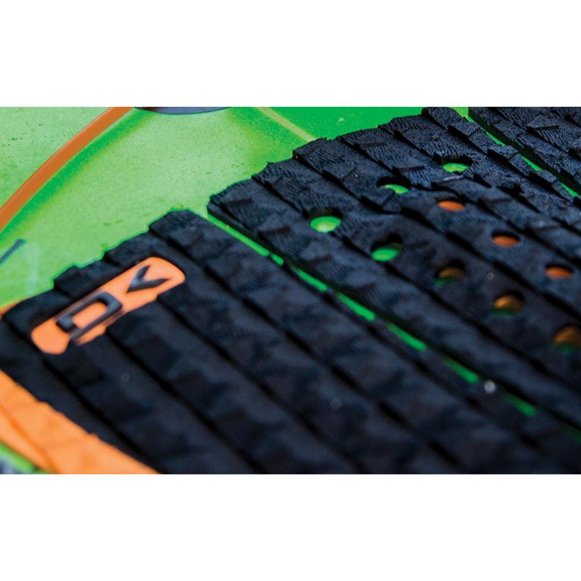 **Dakine John John Florence Pro Deck Pad - Non-Slip Traction Pad for Surfboards - Red/Black Design - Perfect for Surfing, Paddleboarding & Water Sports**