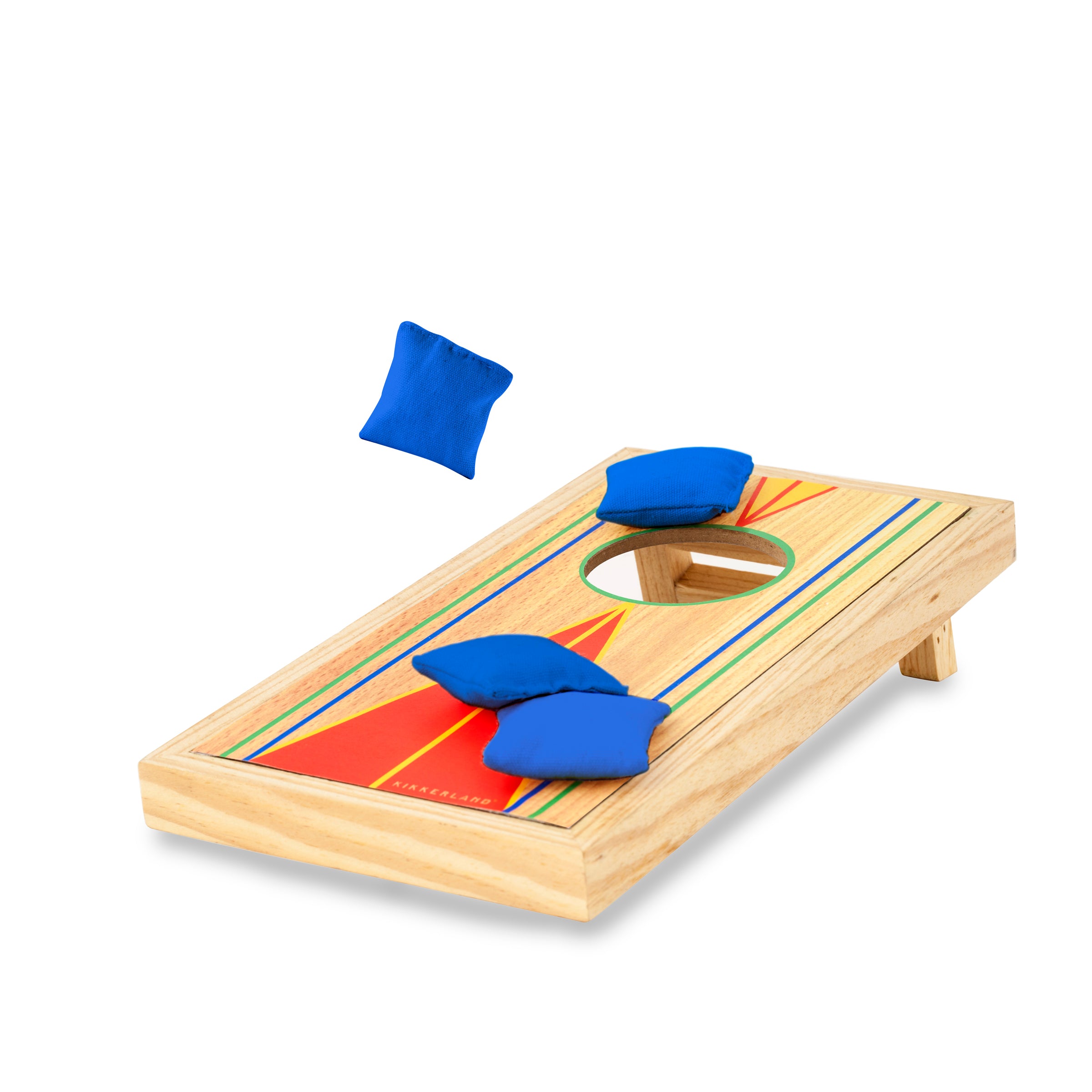 Premium Desktop Bag Toss Game Set - Portable Indoor/Outdoor Cornhole Game for Adults & Kids - Perfect for Office, Parties, Camping & Backyard Fun