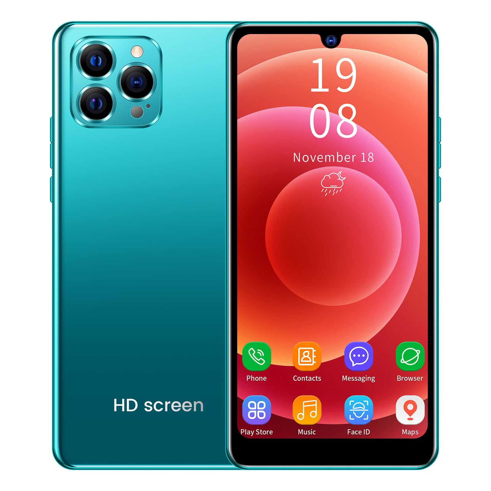Unlocked Android Smartphone - 8GB ROM + 1GB RAM, 6.2