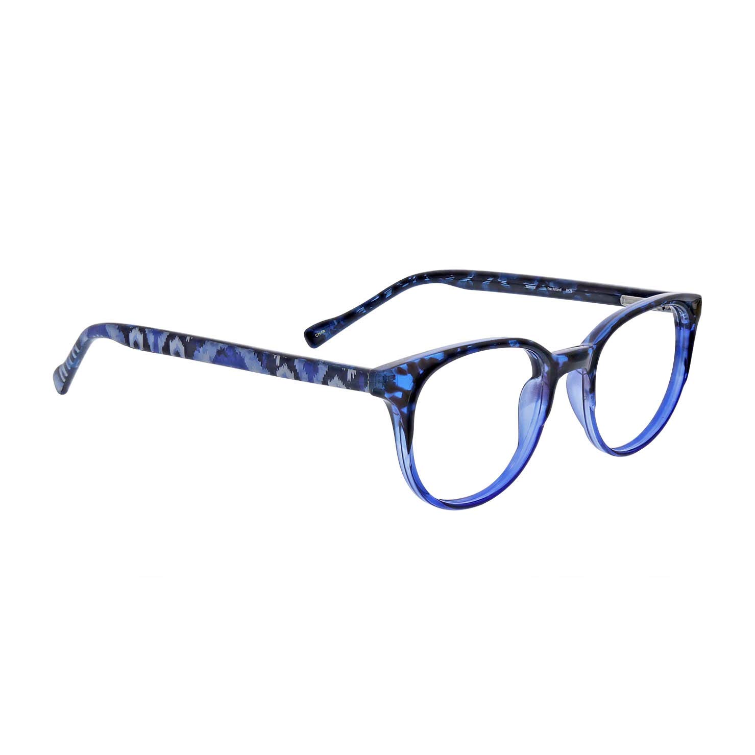 Vera Bradley Women's Tamara Round Reading Glasses +1.00 to +3.50 Strength | Stylish Lightweight Readers for Women | Perfect for Reading, Computer Work & Crafting