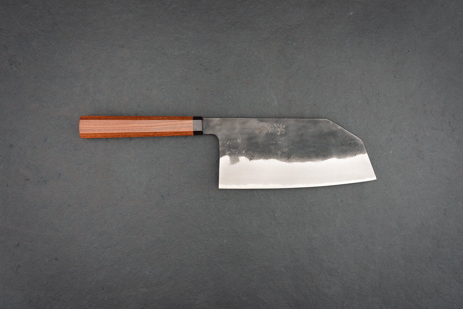 Premium Sakai Takayuki Togashi Shirogami Kurouchi Tall Bunka Knife 180mm - Japanese High Carbon Steel Chef's Knife for Slicing, Dicing & Precision Cutting - Perfect for Home Cooks & Professional Chefs