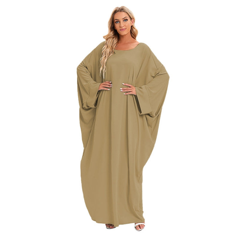 10 Colors Nida Farasha Abaya Dress - Modest Islamic Prayer Dress for Women, Perfect for Mosque, Eid, and Special Occasions