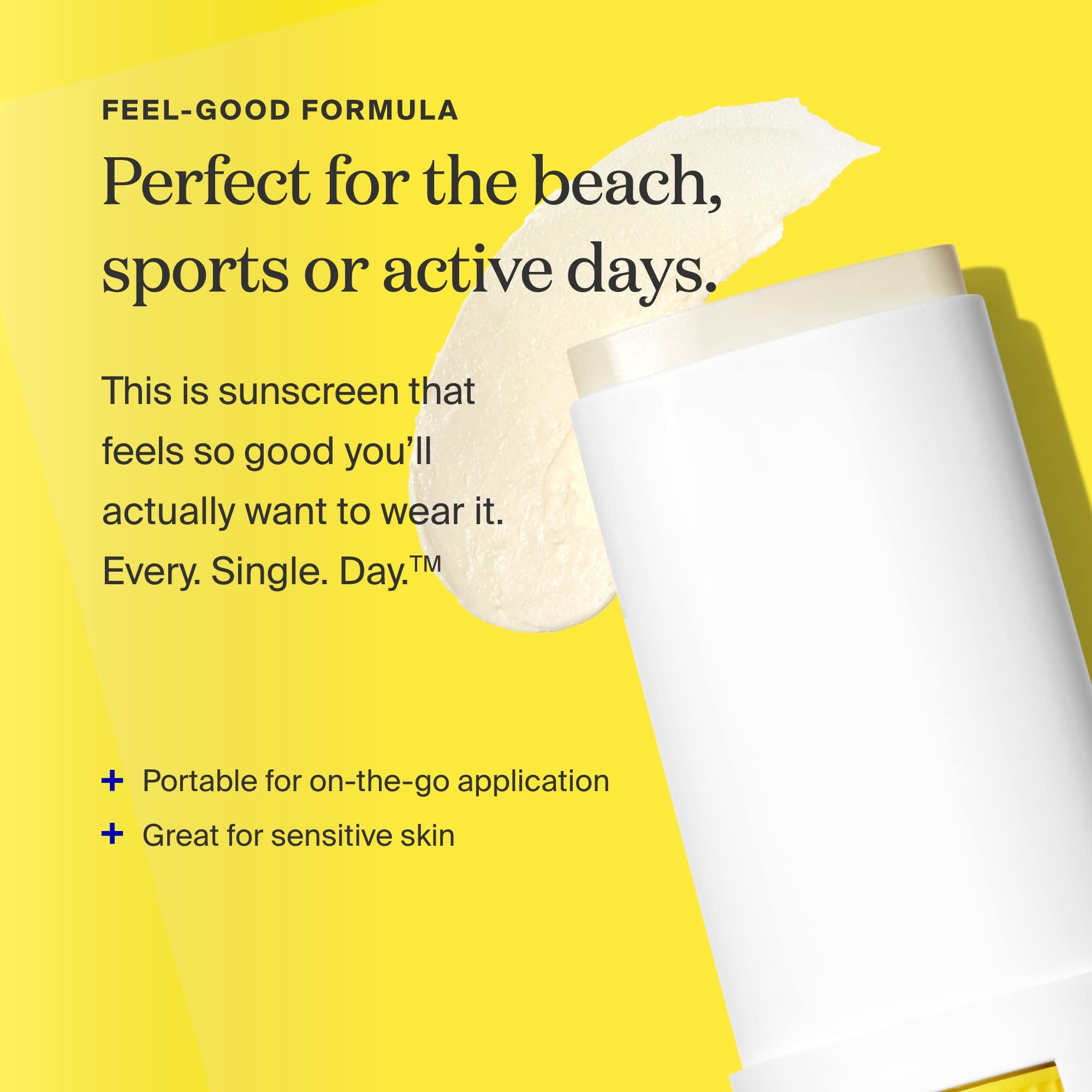 Supergoop! PLAY 100% Mineral Sunscreen Stick SPF 50 (0.67 oz) - Broad Spectrum Face Sunscreen for Sensitive Skin - Water Resistant, Vegan & Clean Ingredients - Perfect for Outdoor Activities, Beach Days & Daily Sun Protection