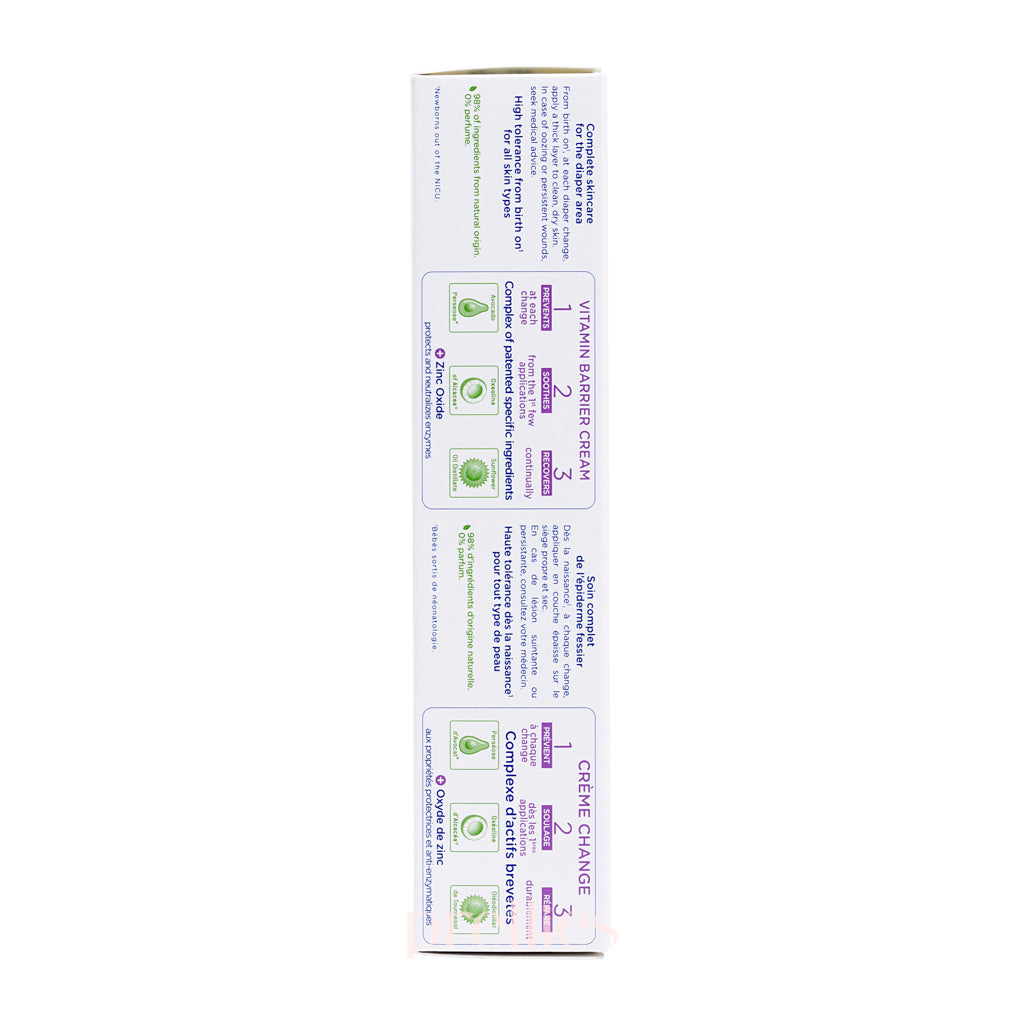 Mustela Vitamin Barrier Cream 100ml - Soothing Baby Diaper Rash Cream with Zinc Oxide & Vitamin B5 - Gentle Protection for Sensitive Skin - Perfect for Diaper Changes & Skin Irritation Relief