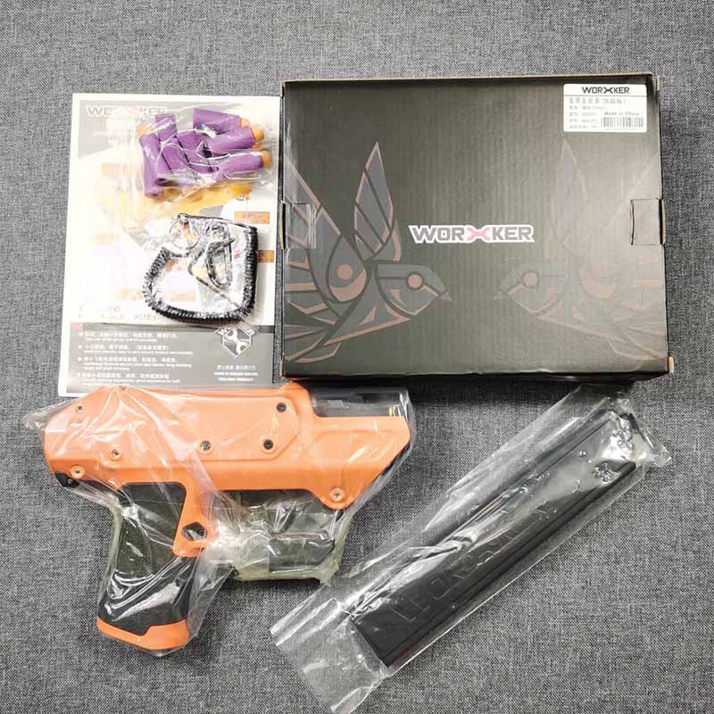 Nerf Worker Nightingale Flywheel Foam Dart Blaster Toy Gun - High Performance Foam Dart Shooter for Outdoor Games, Team Battles & Backyard Fun