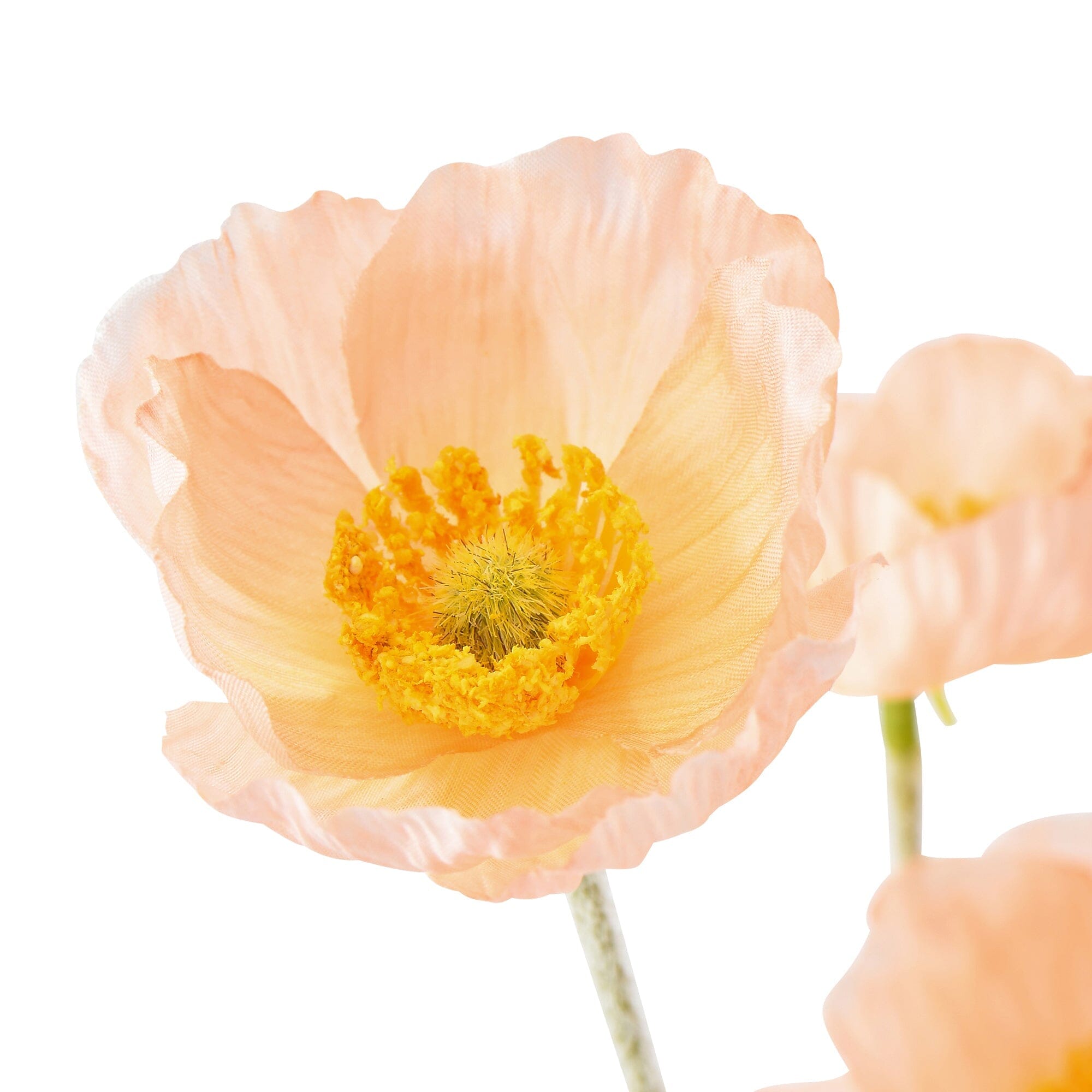 Art Flower Poppy S Pink - Handmade Silk Poppy Flower Decor for Home, Wedding, and Party Decoration | Perfect for Centerpieces, Wall Art, and Floral Arrangements