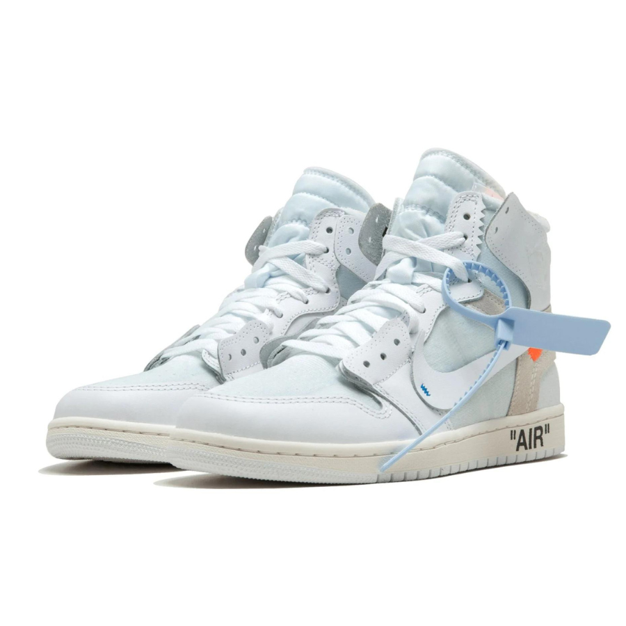 Air Jordan 1 Retro High OG Off-White White Euro Exclusive Sneakers - Perfect for Streetwear Fashion & Sneaker Collectors