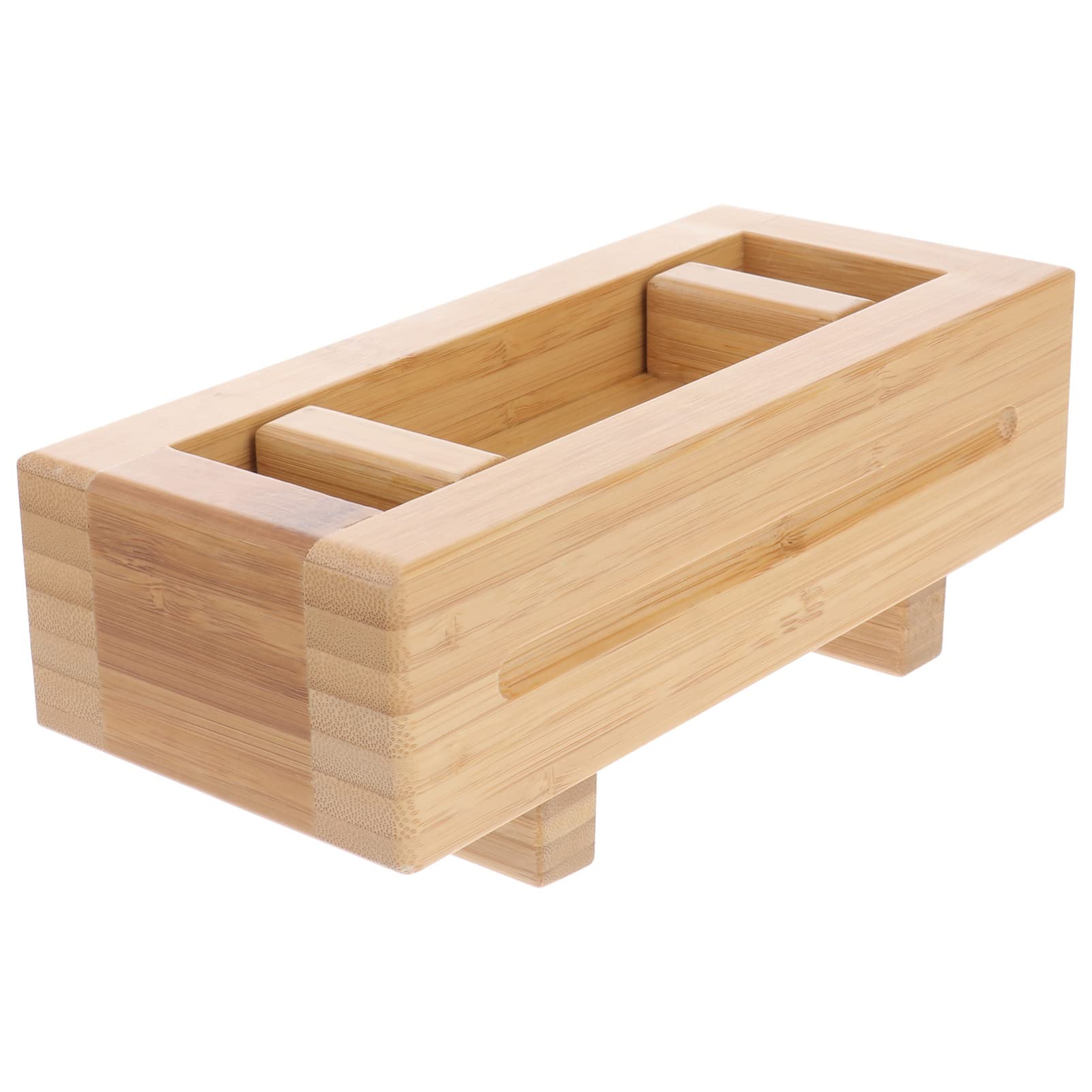 Premium Wooden Sushi Mold - Onigiri Maker & Oshizushi Press Box for Perfect Rectangular Sushi at Home | Japanese Kitchen Tool for Rice Pressing, DIY Sushi Making & Bento Box Preparation